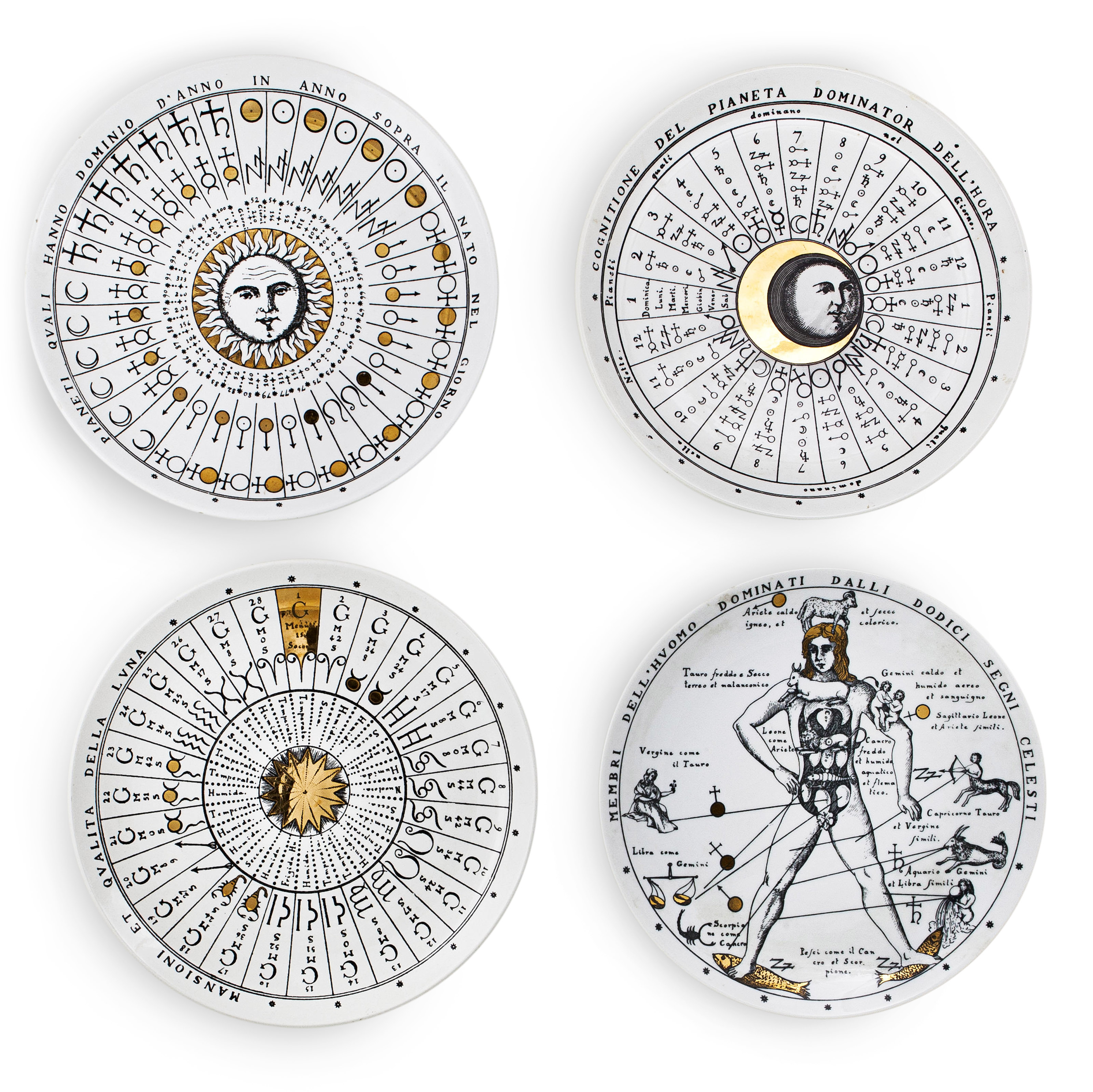Piero Fornasetti (1913-1988), A group of six 'Specialita