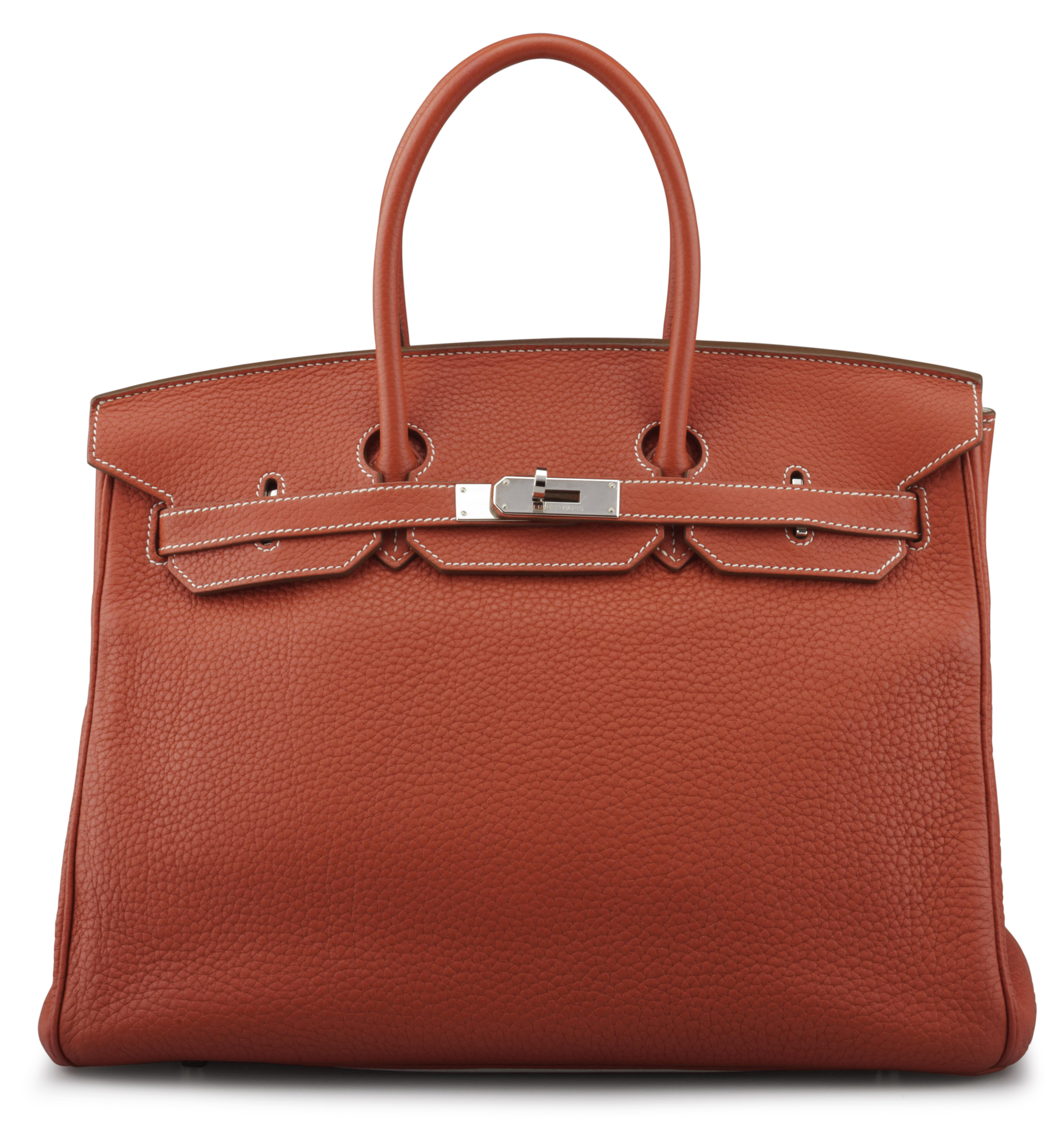 A LIMITED EDITION 35CM SANGUINE WHITE CLEMENCE LEATHER ECLAT BIRKIN BAG HERMES 2011 Christie s