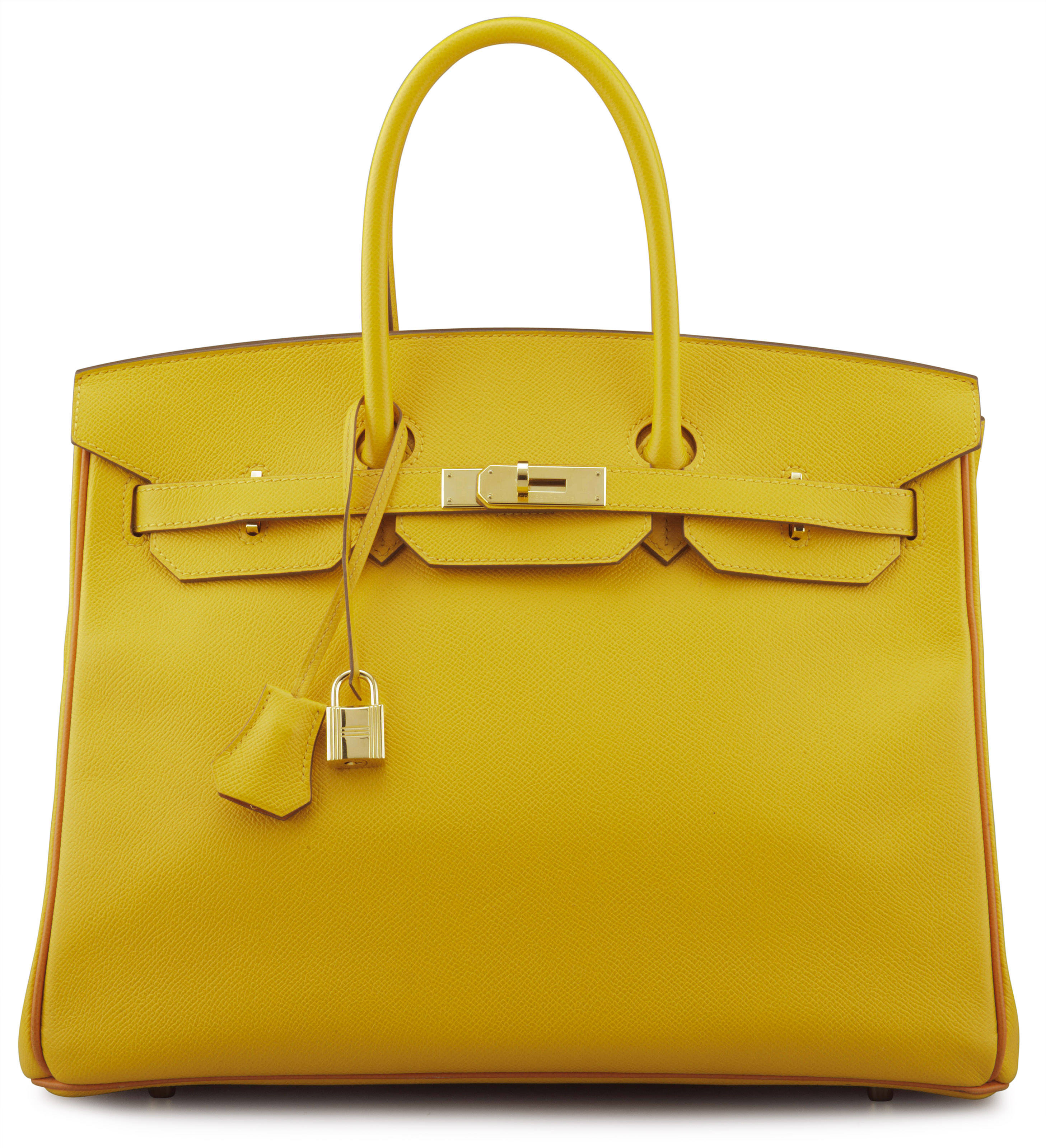 HERMÈS, 1994, A SAFFRON OSTRICH BIRKIN 35 BAG | Christie's