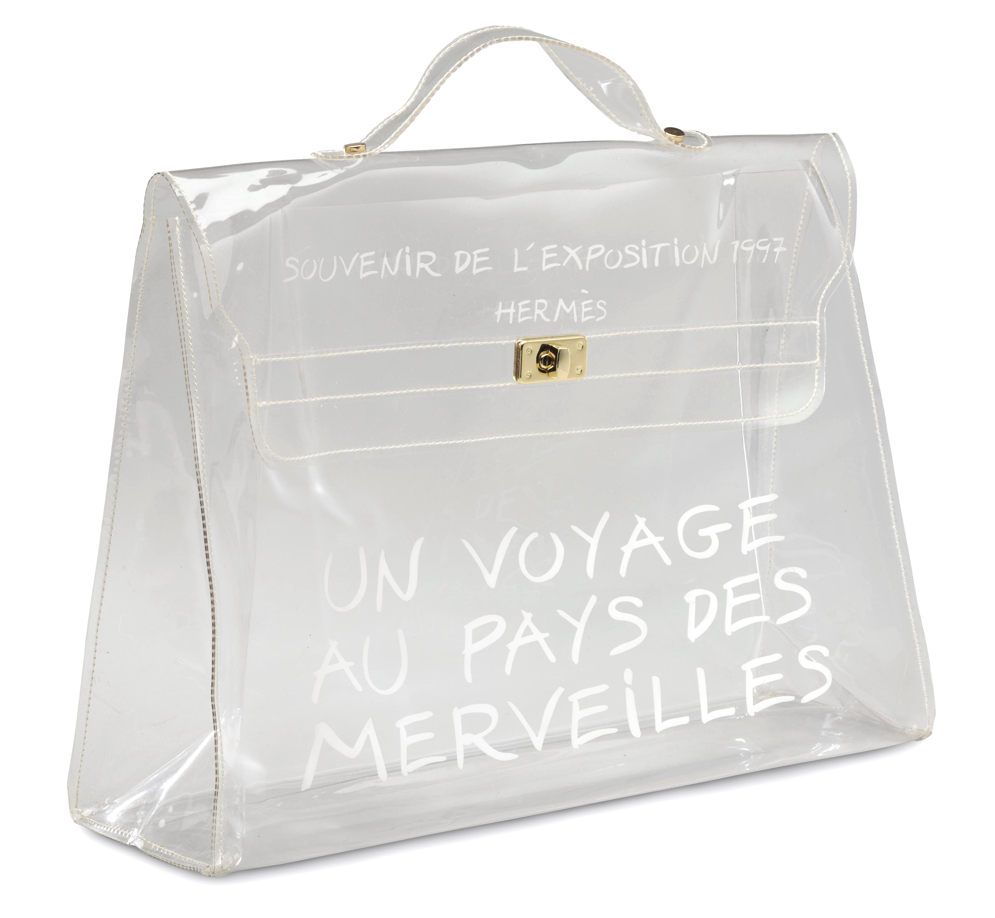 HERMES クリアバッグ 1997年展示会 HERMÈS, 1997, A TRANSPARENT VINYL 