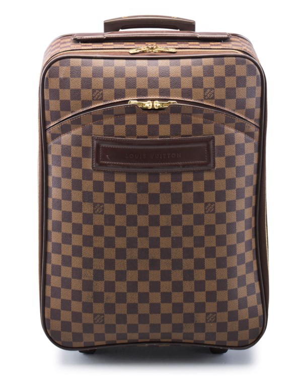 LOUIS VUITTON: Damier Graphite Pegase 45 Rolling Suitcase