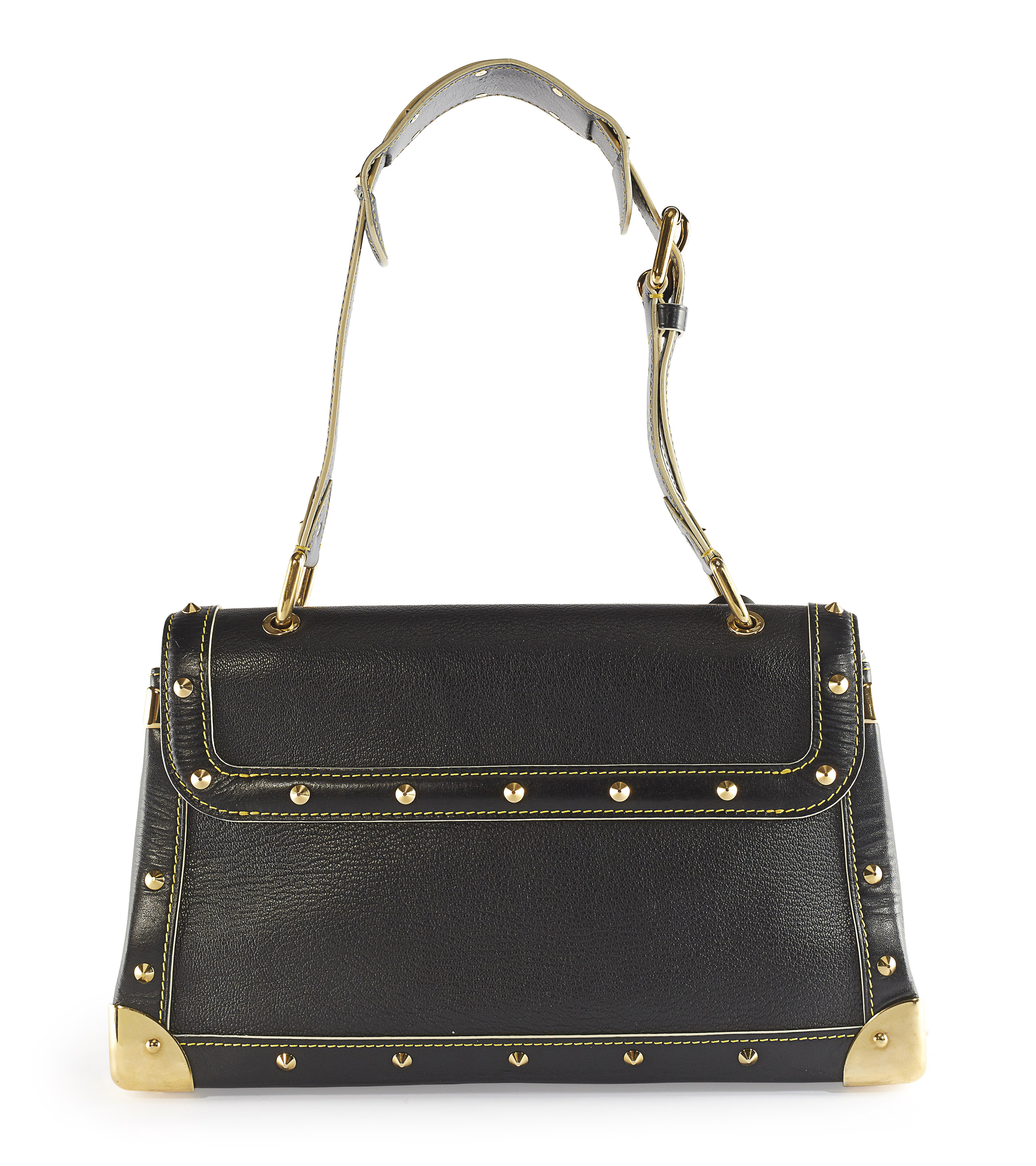 LOUIS VUITTON A BLACK SUHALI LEATHER LE TALENTUEUX BAG