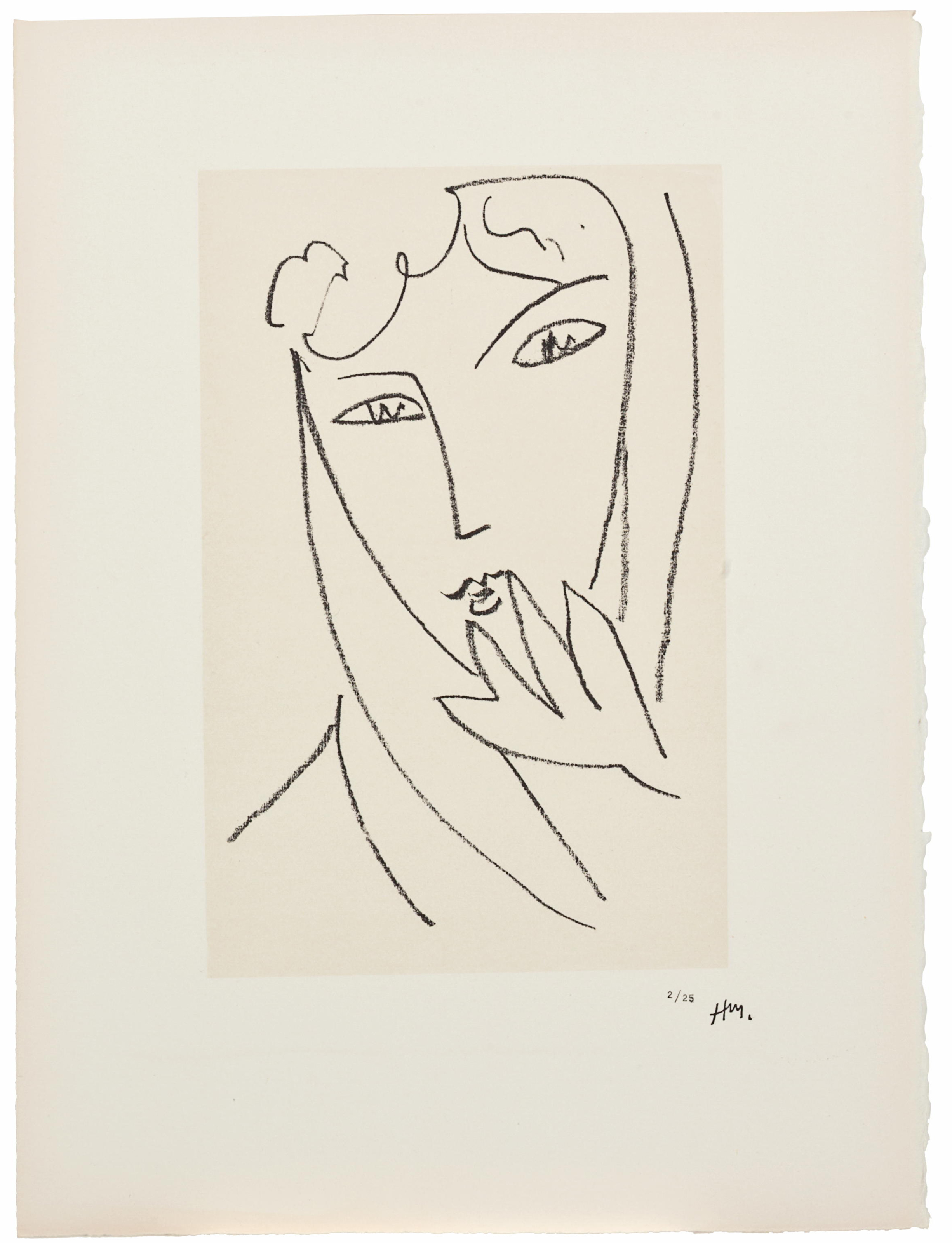 HENRI MATISSE (1869-1954), Jeune femme au foulard | Christie's