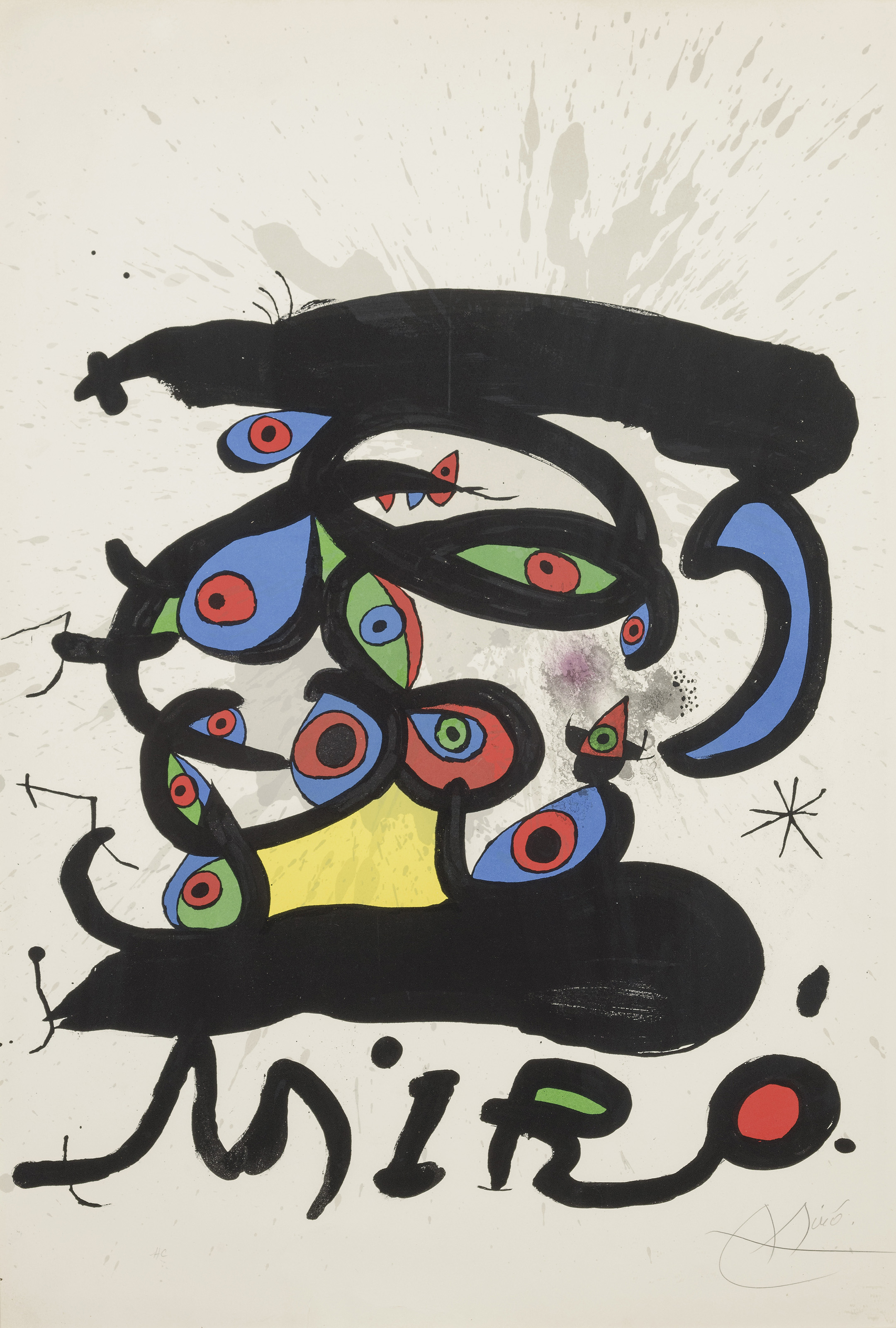 JOAN MIRÓ (1893-1983), Poster for the Exhibition 'Peintures sur