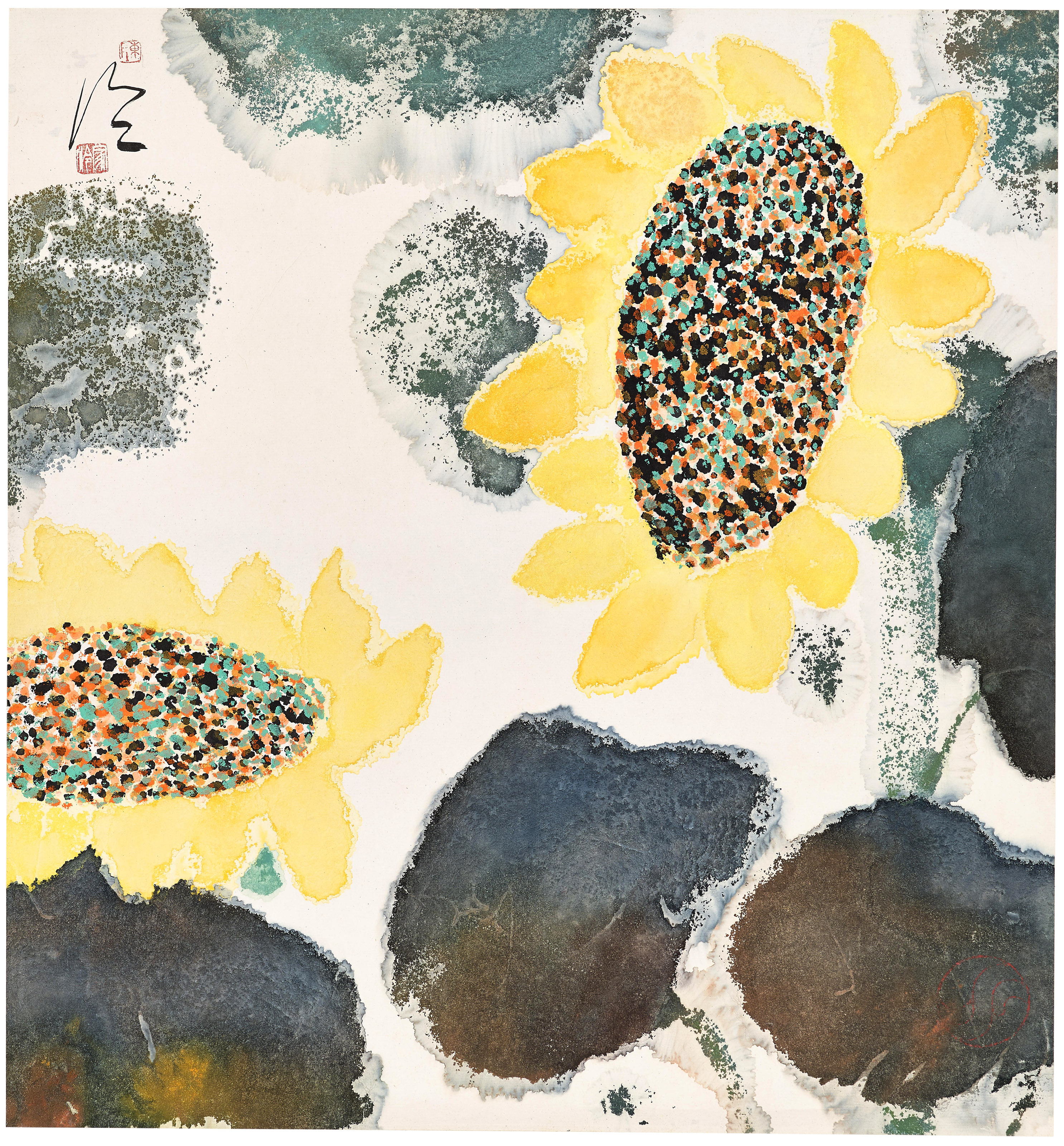 CHEN JIALING (CHINA, BORN 1937), SUNFLOWERS | Christie’s