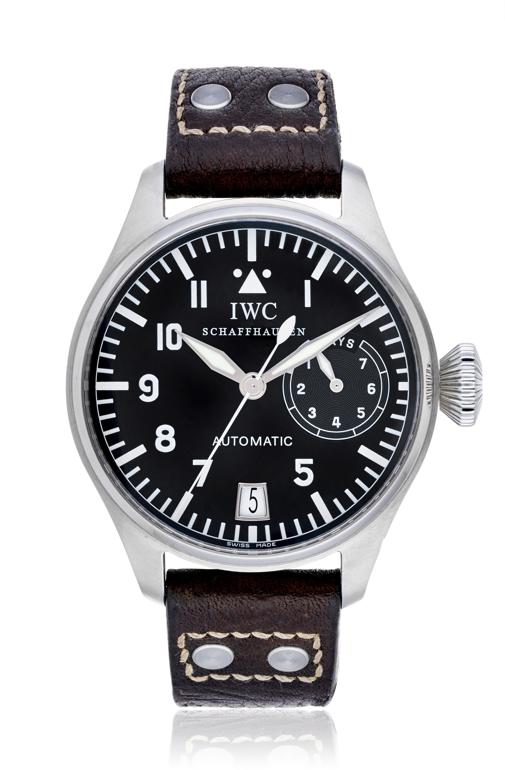 Chronograph Iwc Reference 5002 Iwc Big Pilot 5002 Review Top