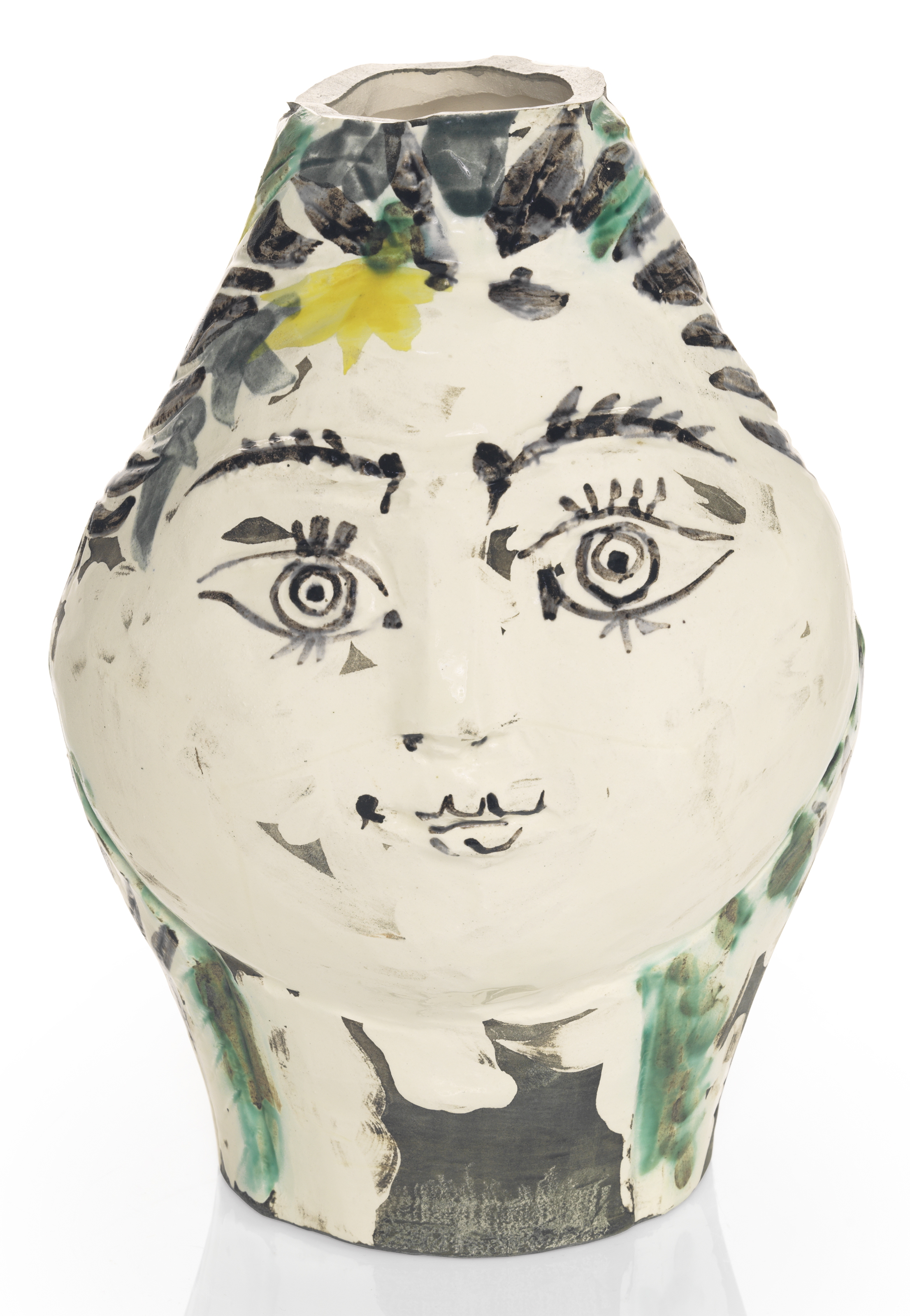 PABLO PICASSO (1881-1973), Tête de femme couronnée de fleurs (A.R.