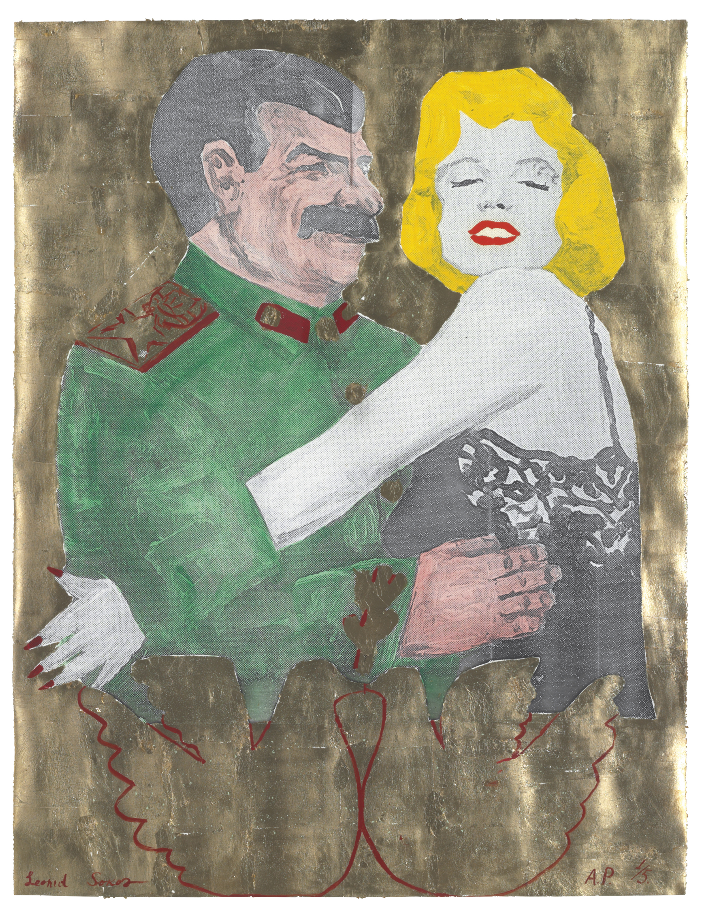 LEONID SOKOV (B. 1941), Marilyn and Stalin (Embracing) | Christie's