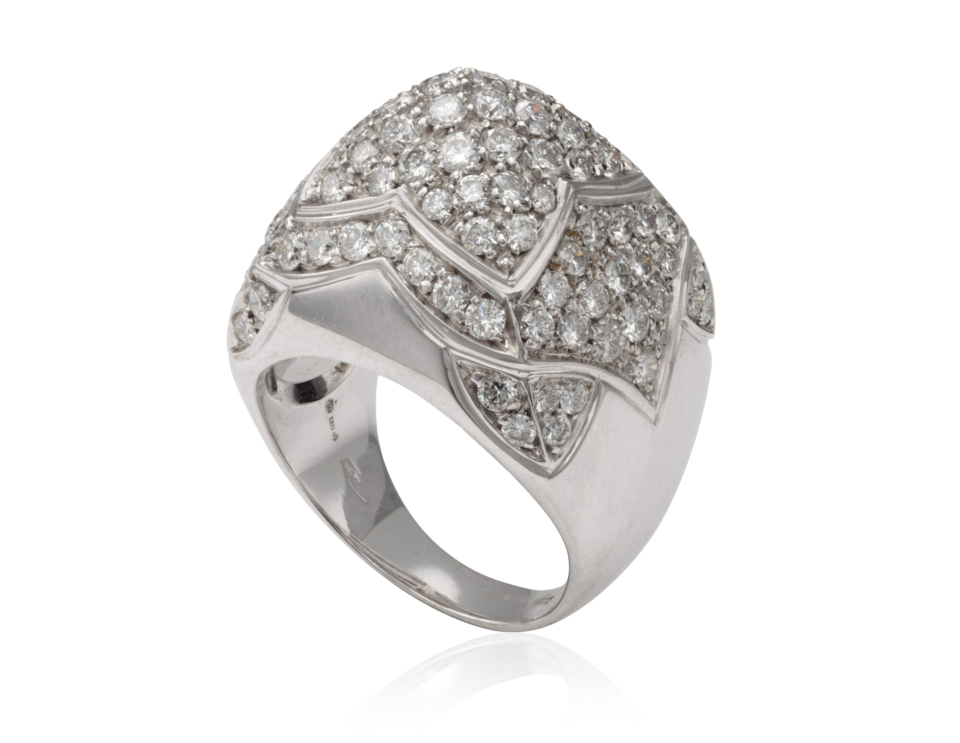 BULGARI 'PIRAMIDE' DIAMOND SET RING, Christie's