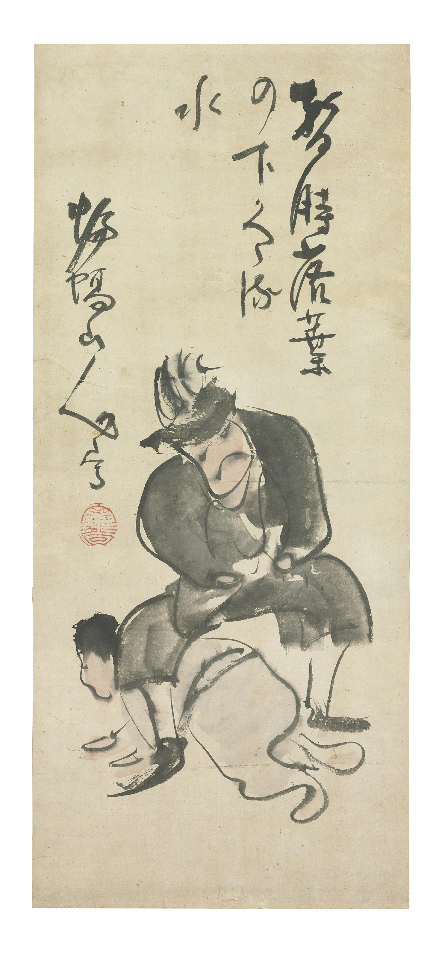 平野五岳山水水墨絹本立軸四幅, Miniature Landscapes | Christie's