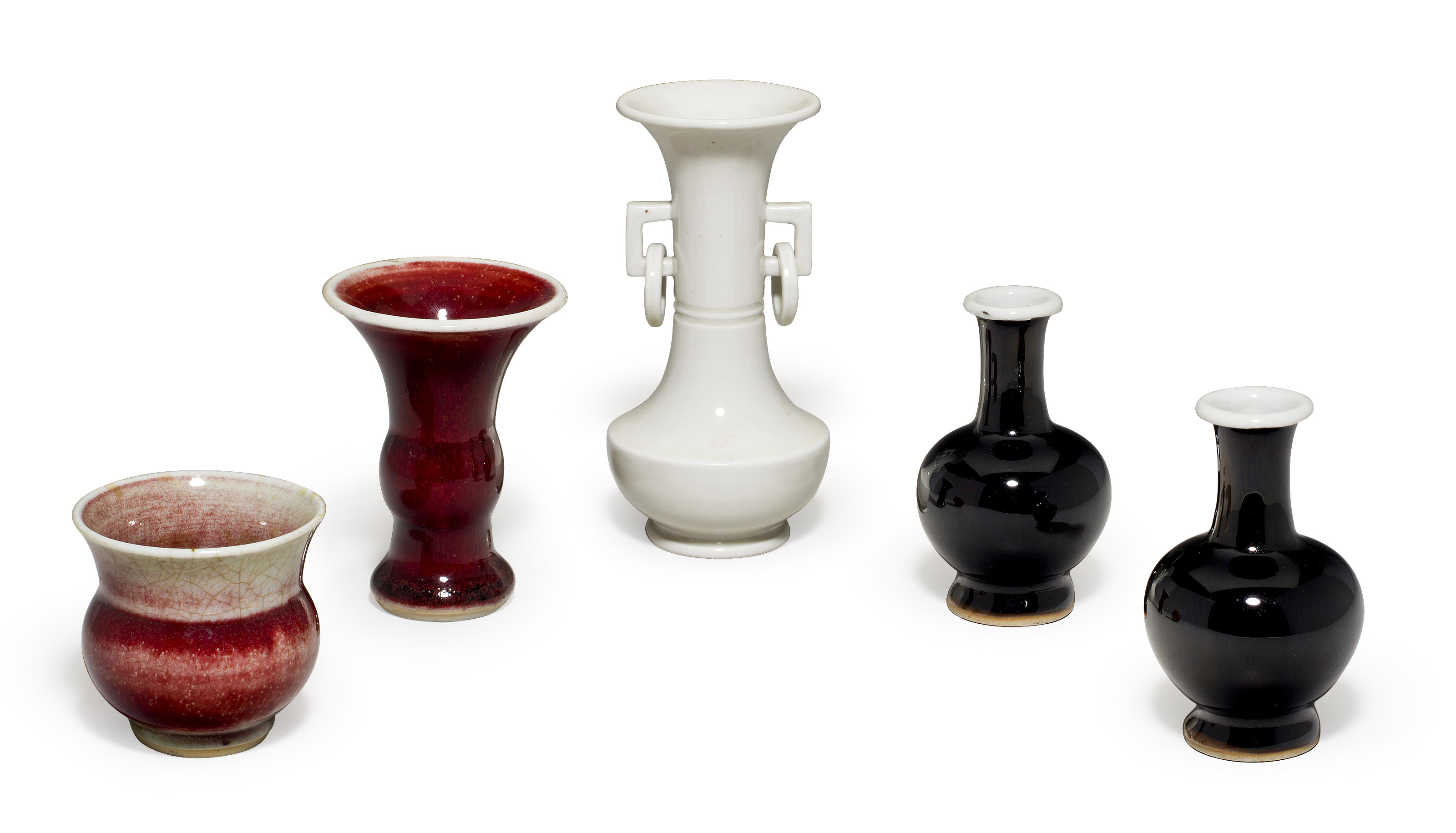 Sang De Boeuf Porcelain Gu Vase