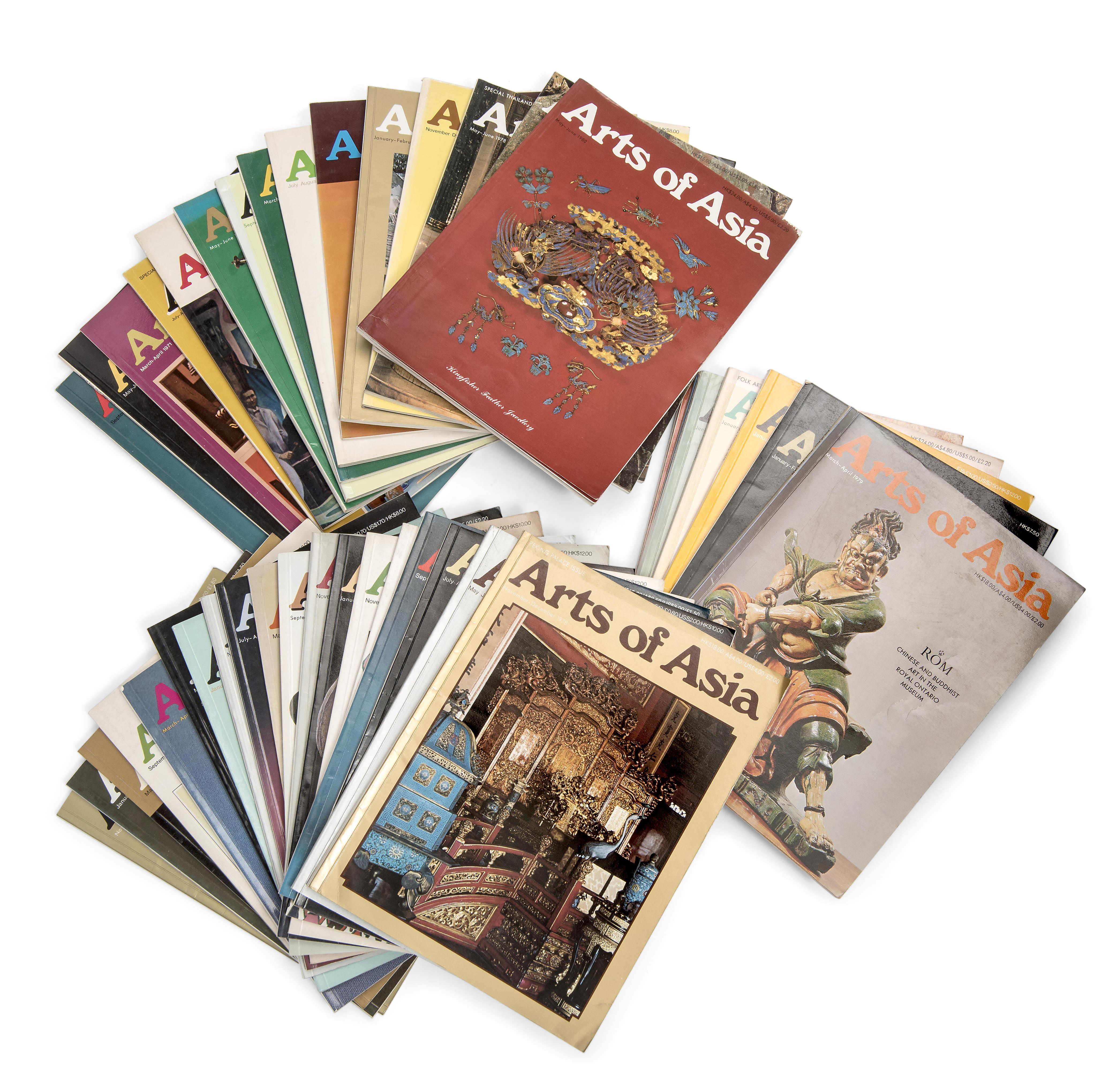 A GROUP OF CHINESE ART AUCTION CATALOGUES AND JOURNALS, INCLUDING