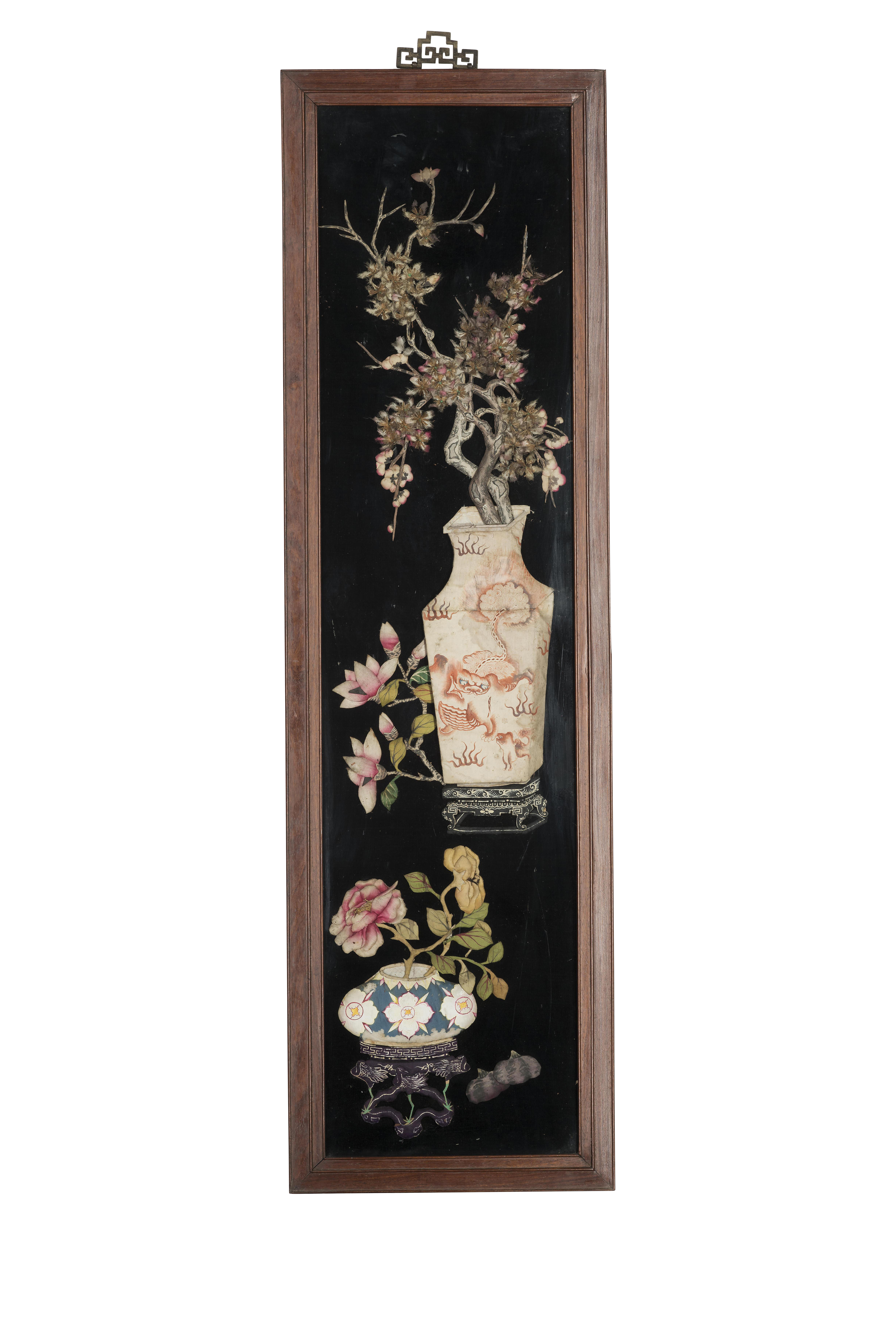 二十世纪初博古图掛屏一组六件, CHINA, EARLY 20TH CENTURY