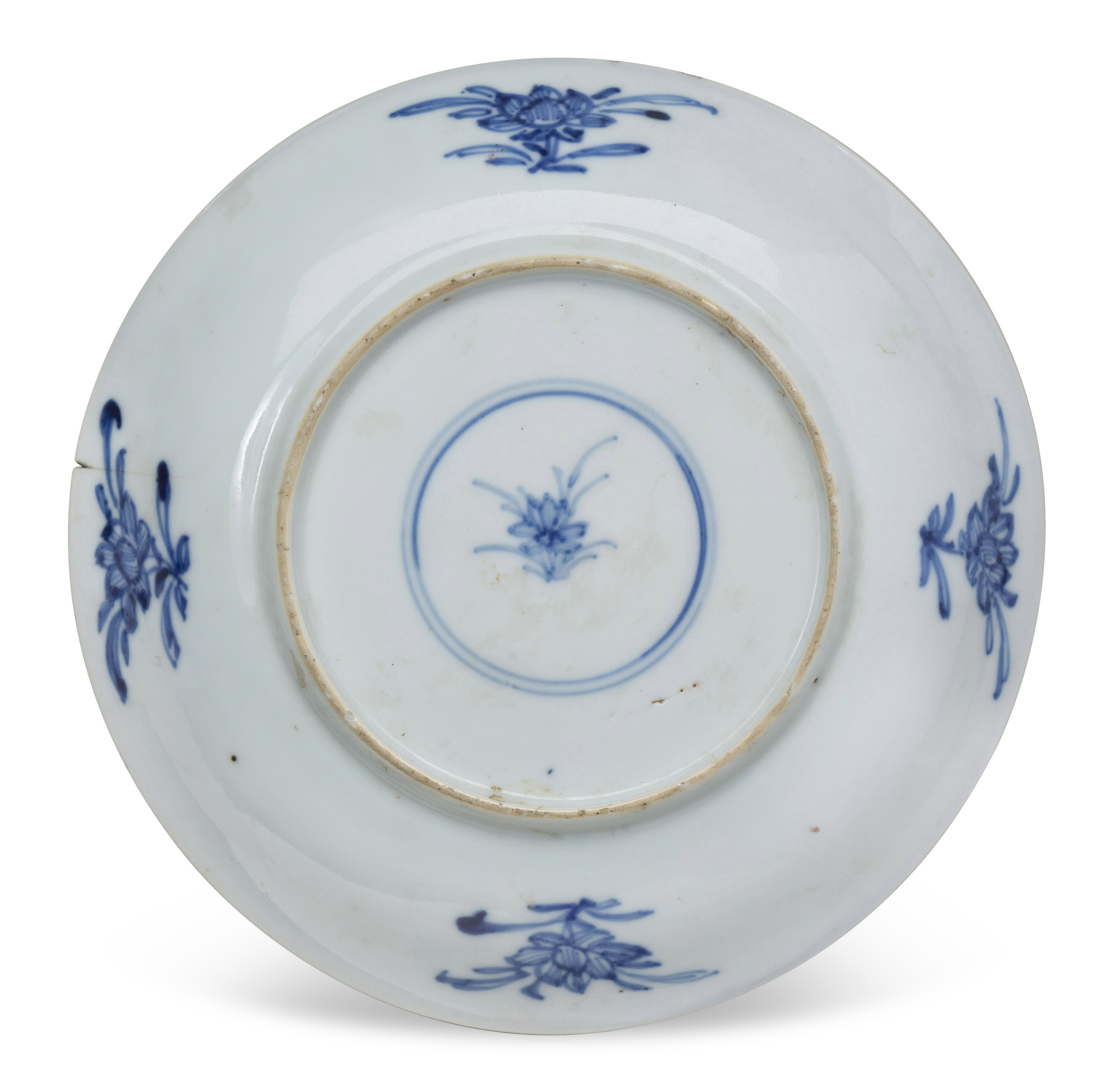 清康熙青花花卉纹盃碟三套, KANGXI PERIOD (1662-1722) | Christie's