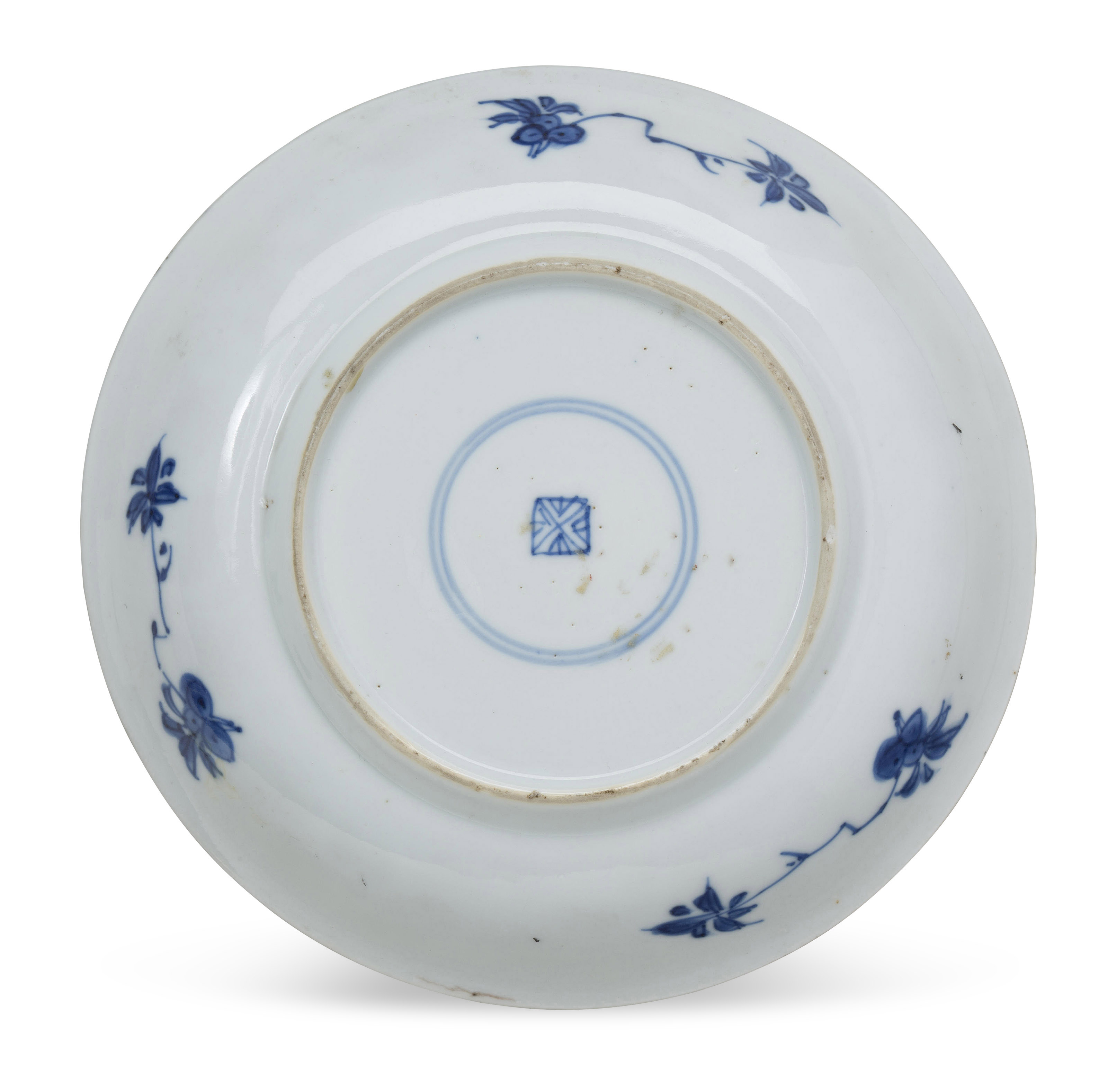 清康熙青花花卉纹盃碟三套, KANGXI PERIOD (1662-1722) | Christie's