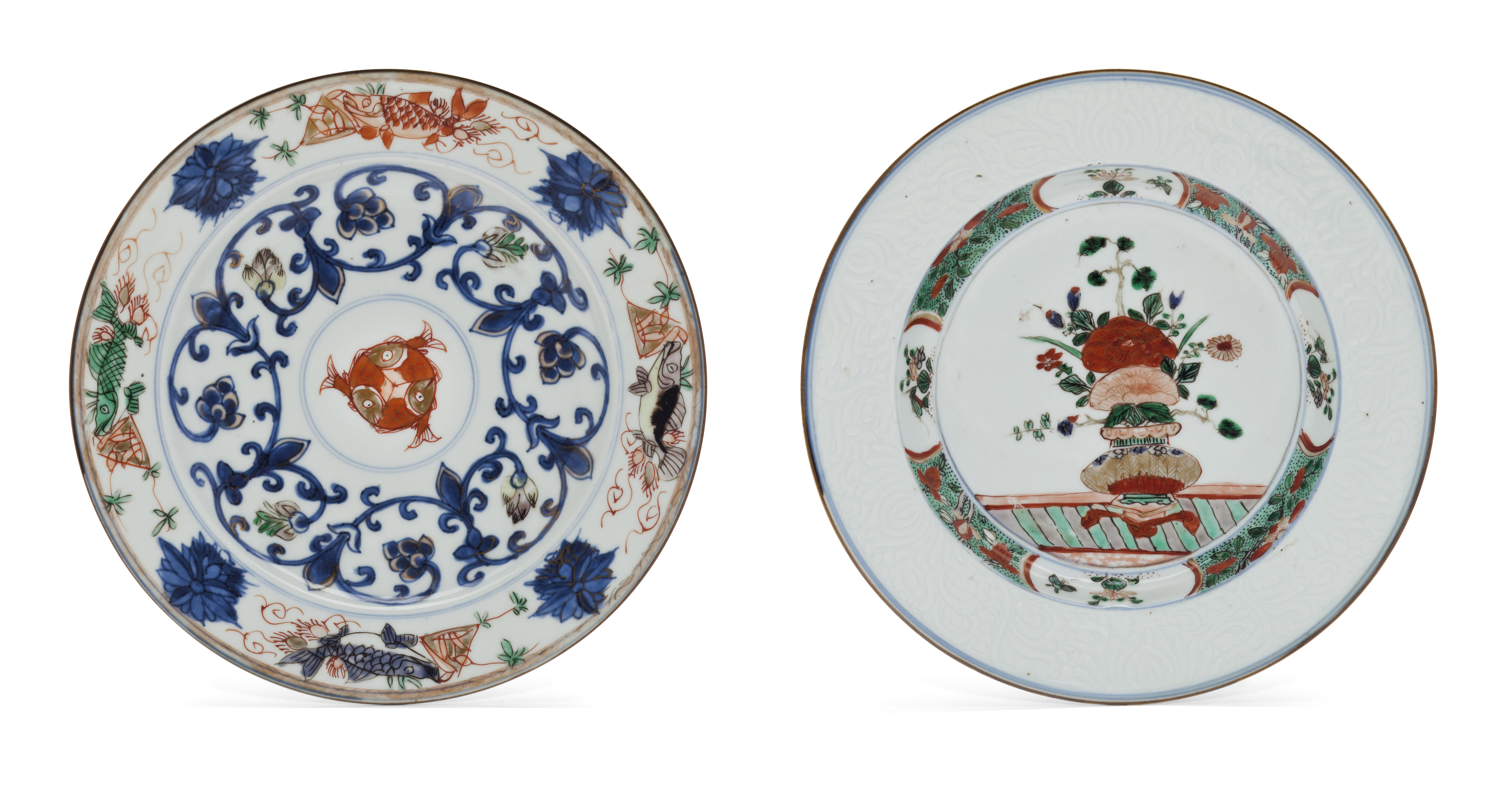 清康熙青花花卉纹盃碟三套, KANGXI PERIOD (1662-1722) | Christie's