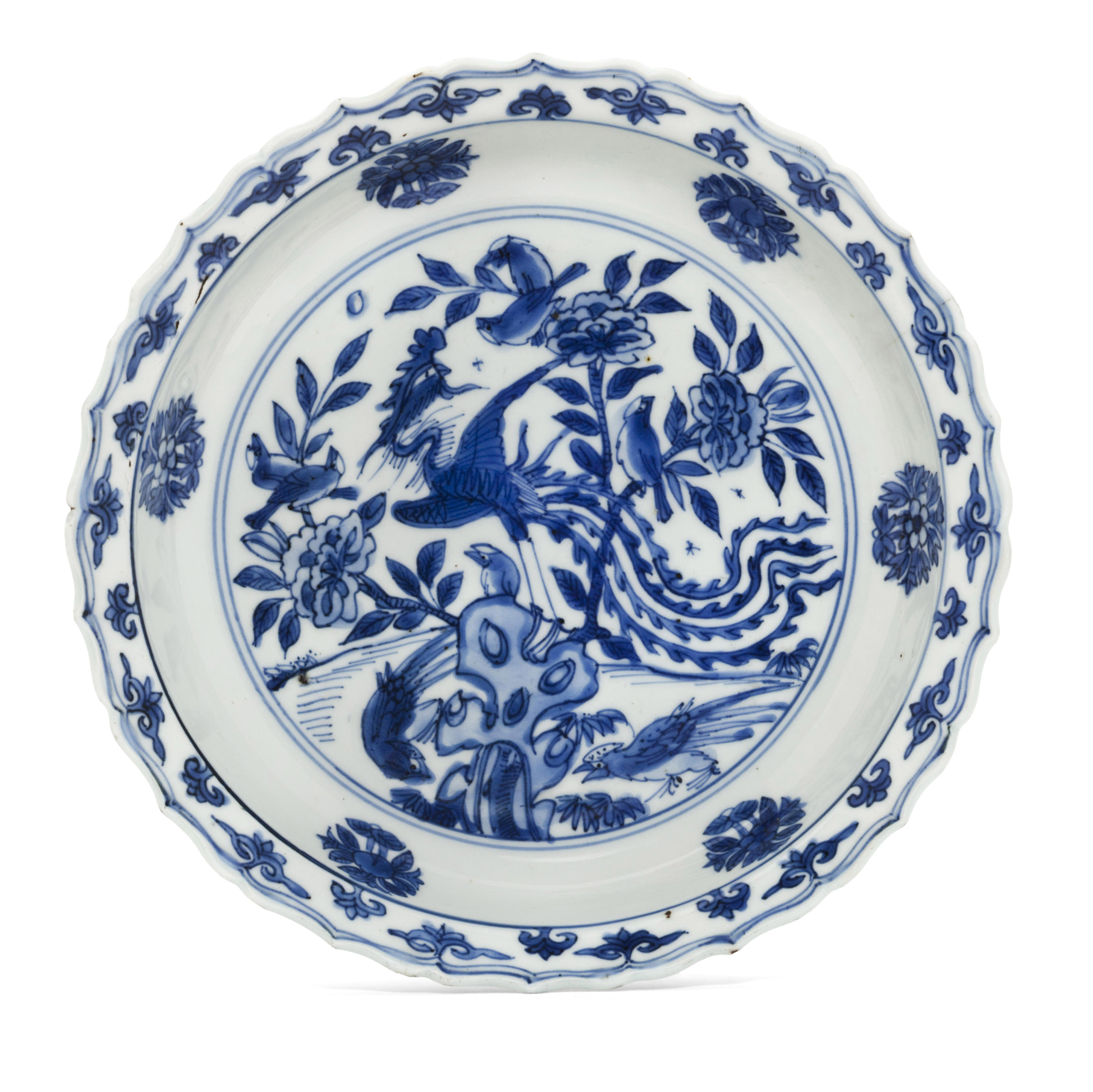 清康熙青花花卉纹盃碟三套, KANGXI PERIOD (1662-1722) | Christie's