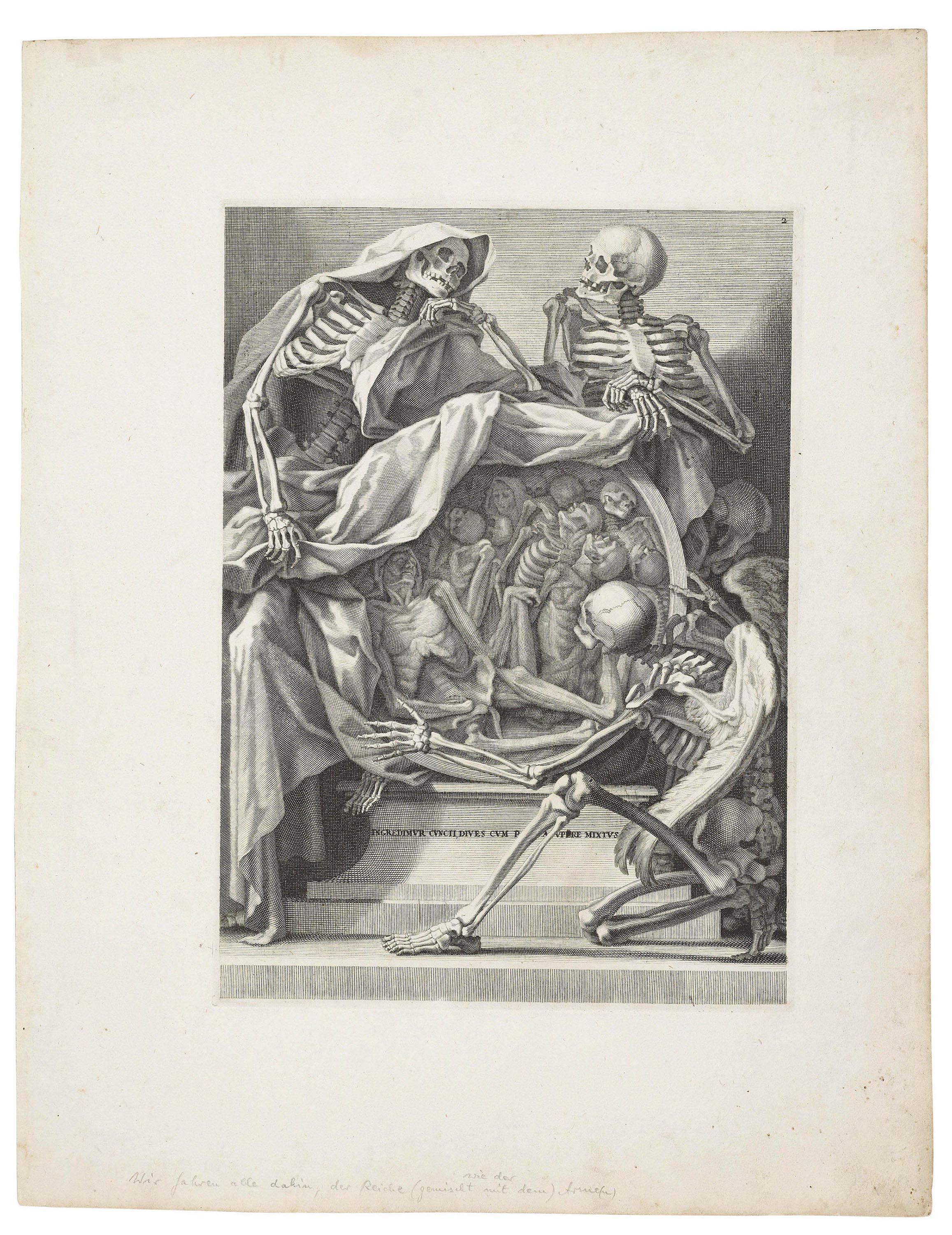 ANONYMOUS ITALIAN, 18TH CENTURY, Memento mori ('INGREDIMVR CVNCTI
