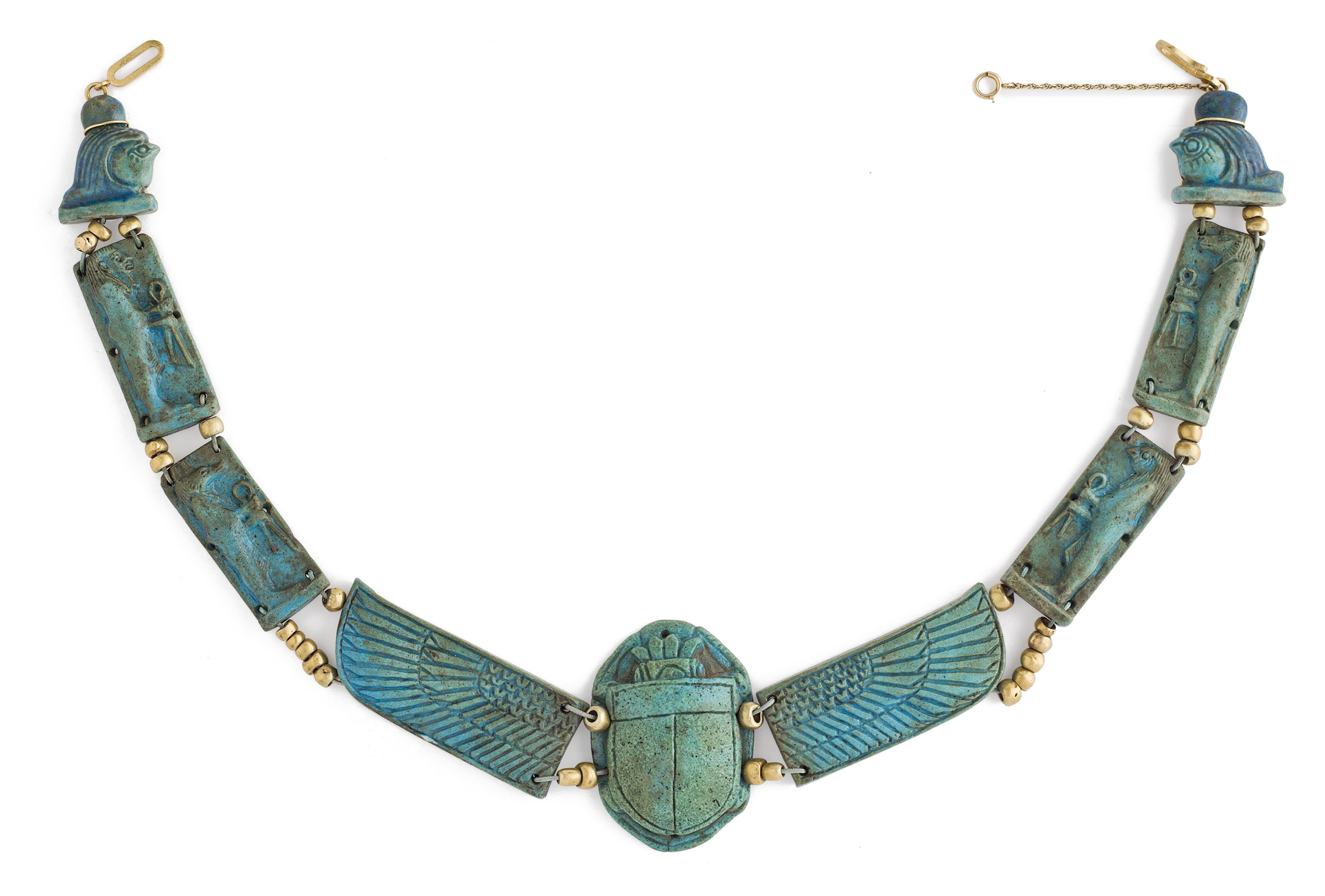 Egyptian faience jewelry hotsell