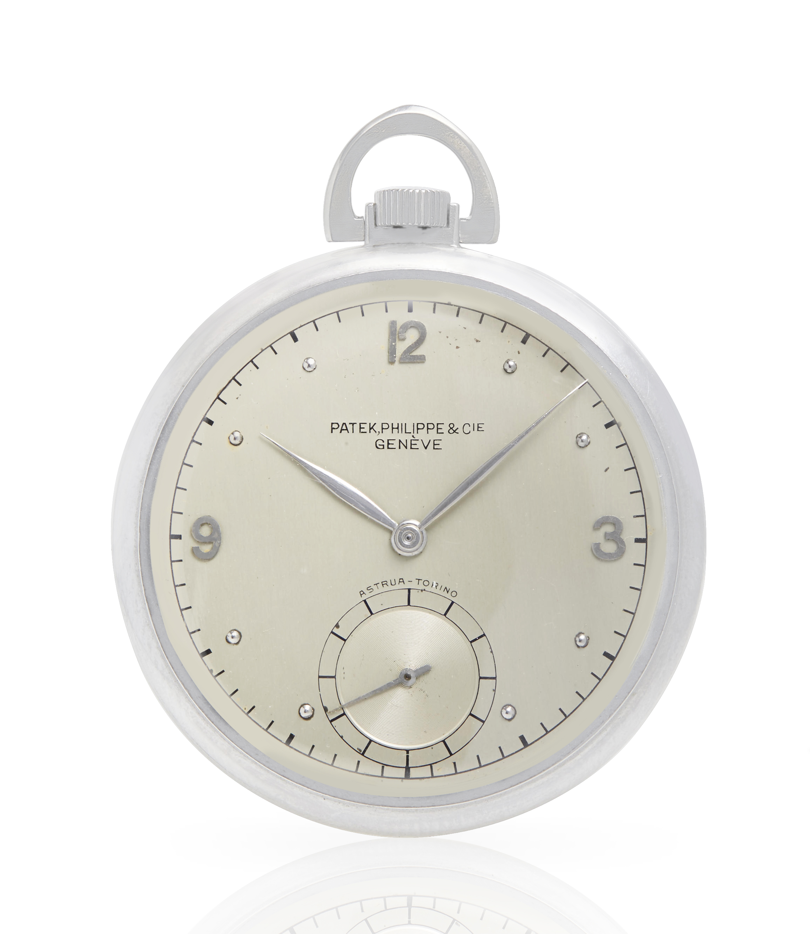 PATEK PHILIPPE, A STAINLESS STEEL POCKETWATCH, RETAILED BY ASTRUA TORINO, |  Christie's
