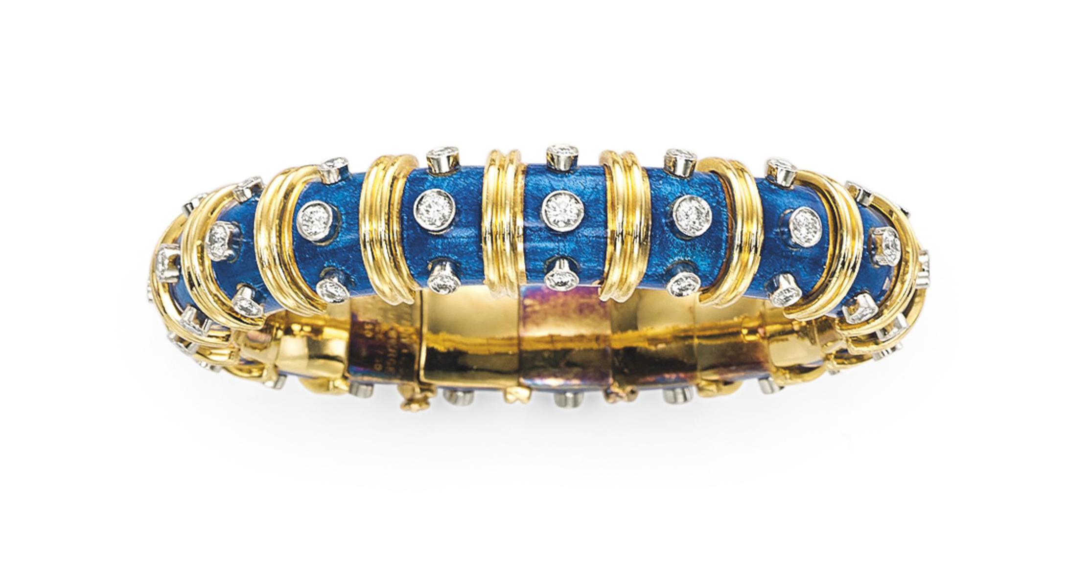 AN ENAMEL 'CROISILLON' BRACELET, BY 