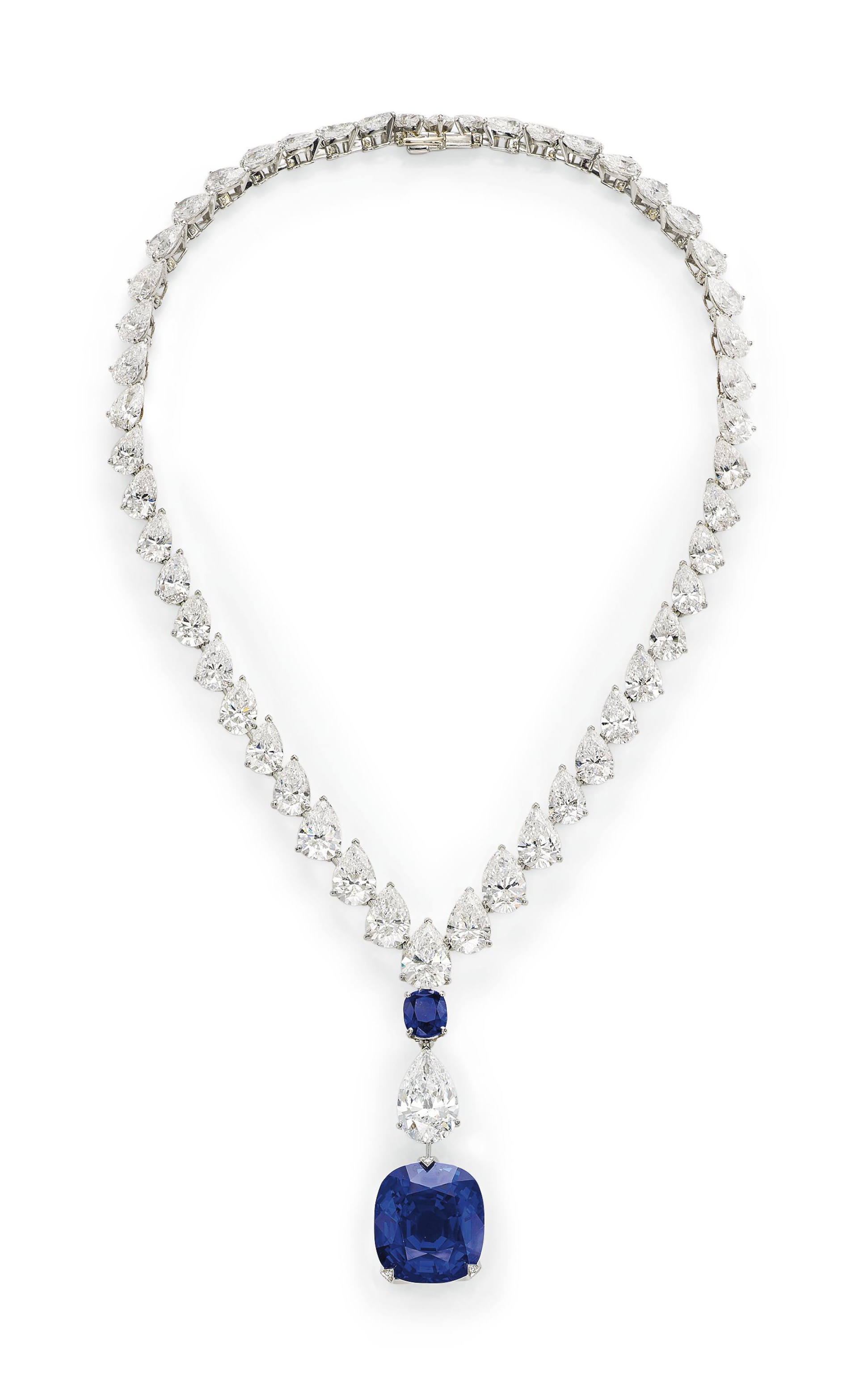 cartier sapphire necklace