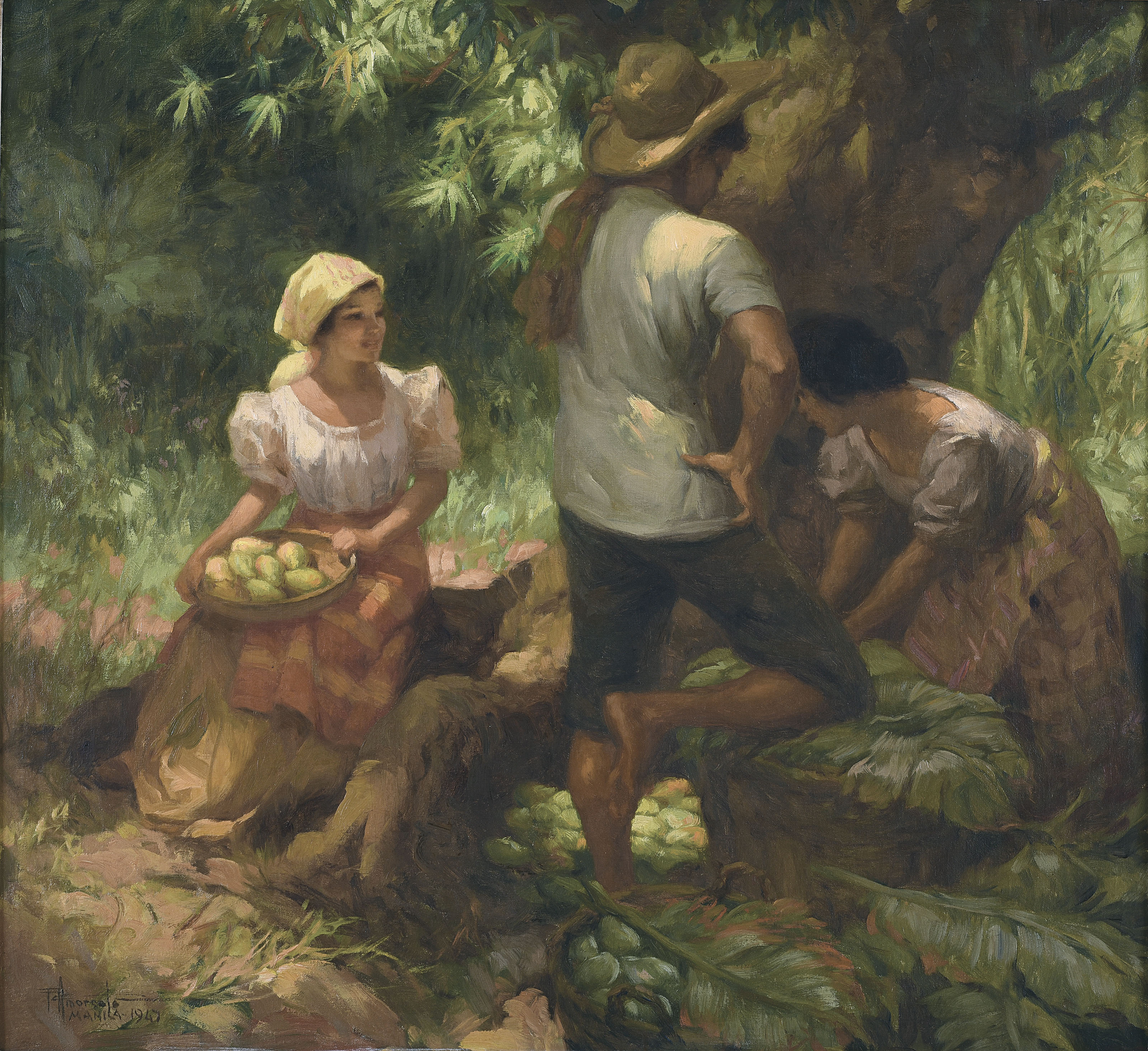 Fernando Cueto Amorsolo Philippines 1892 1972 Resting Under