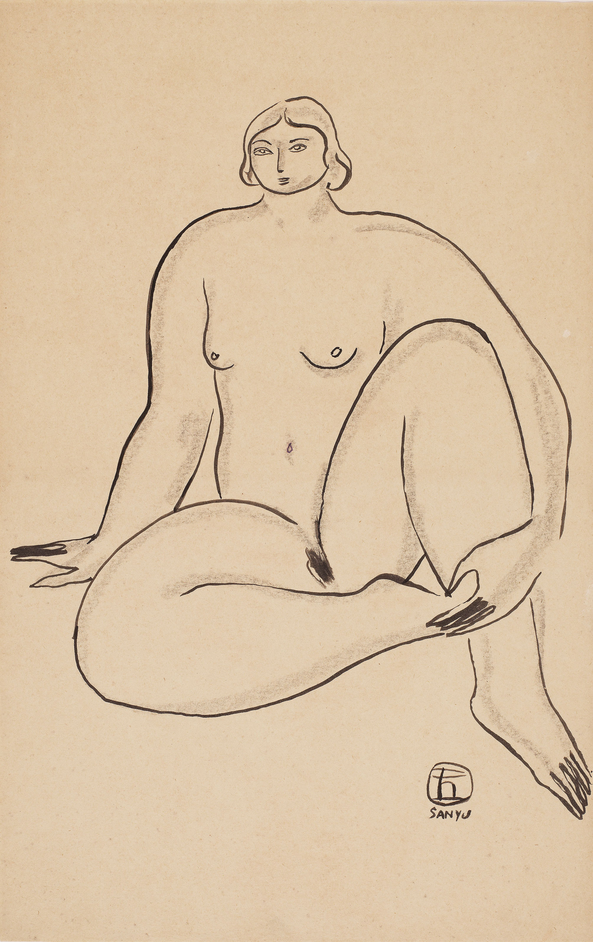 SEATED NUDE