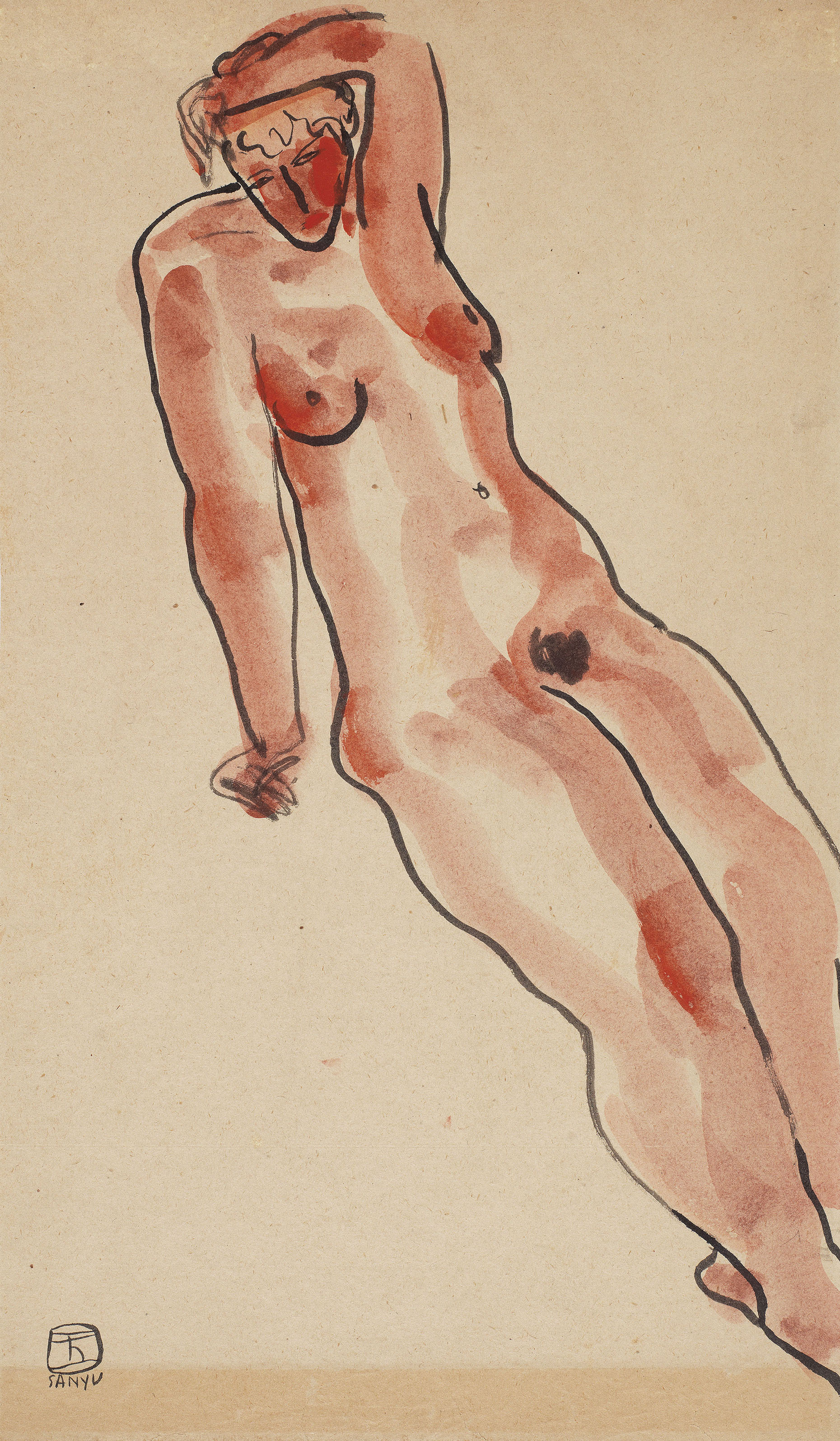 LEANING NUDE