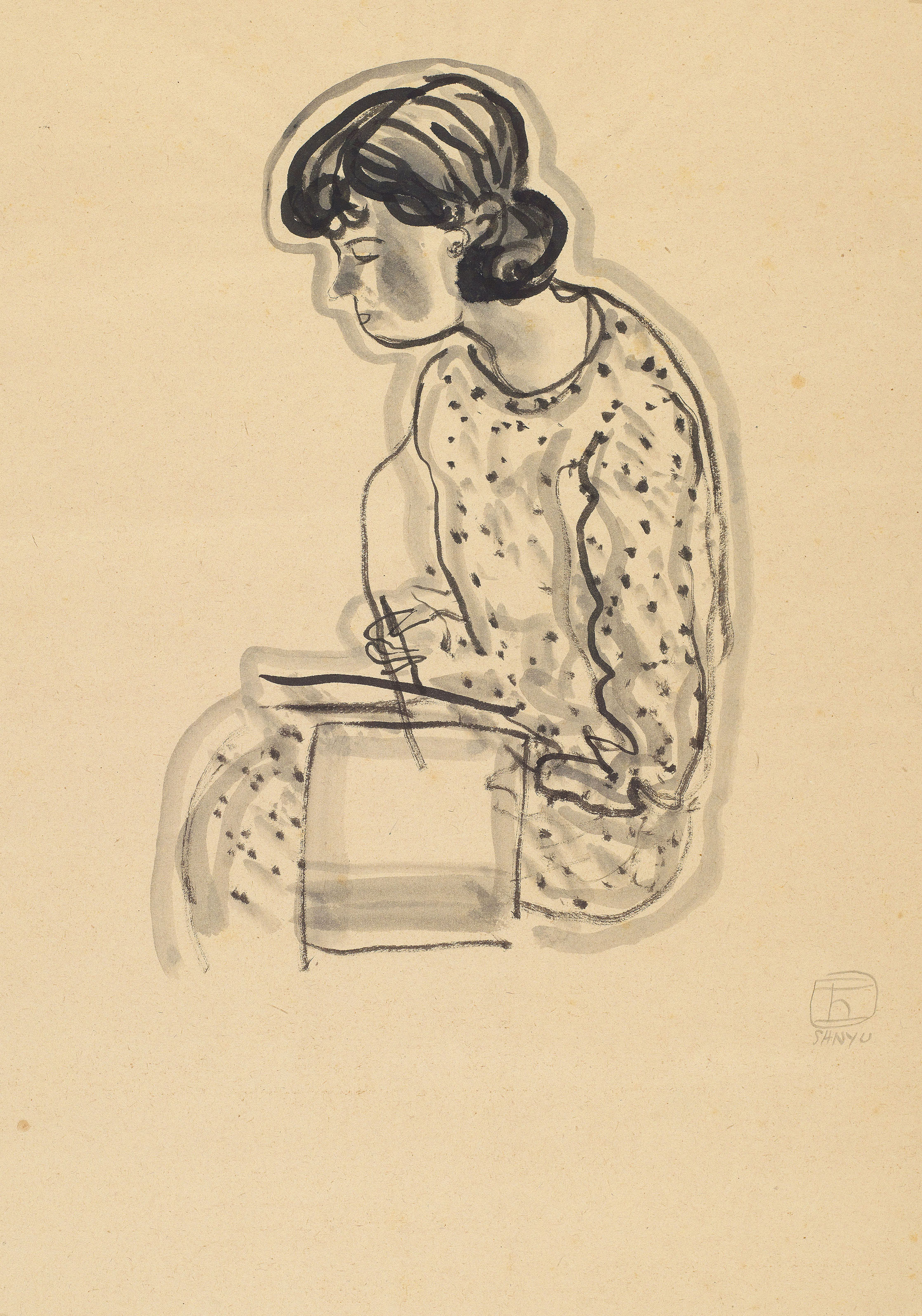 LADY IN DRAWING