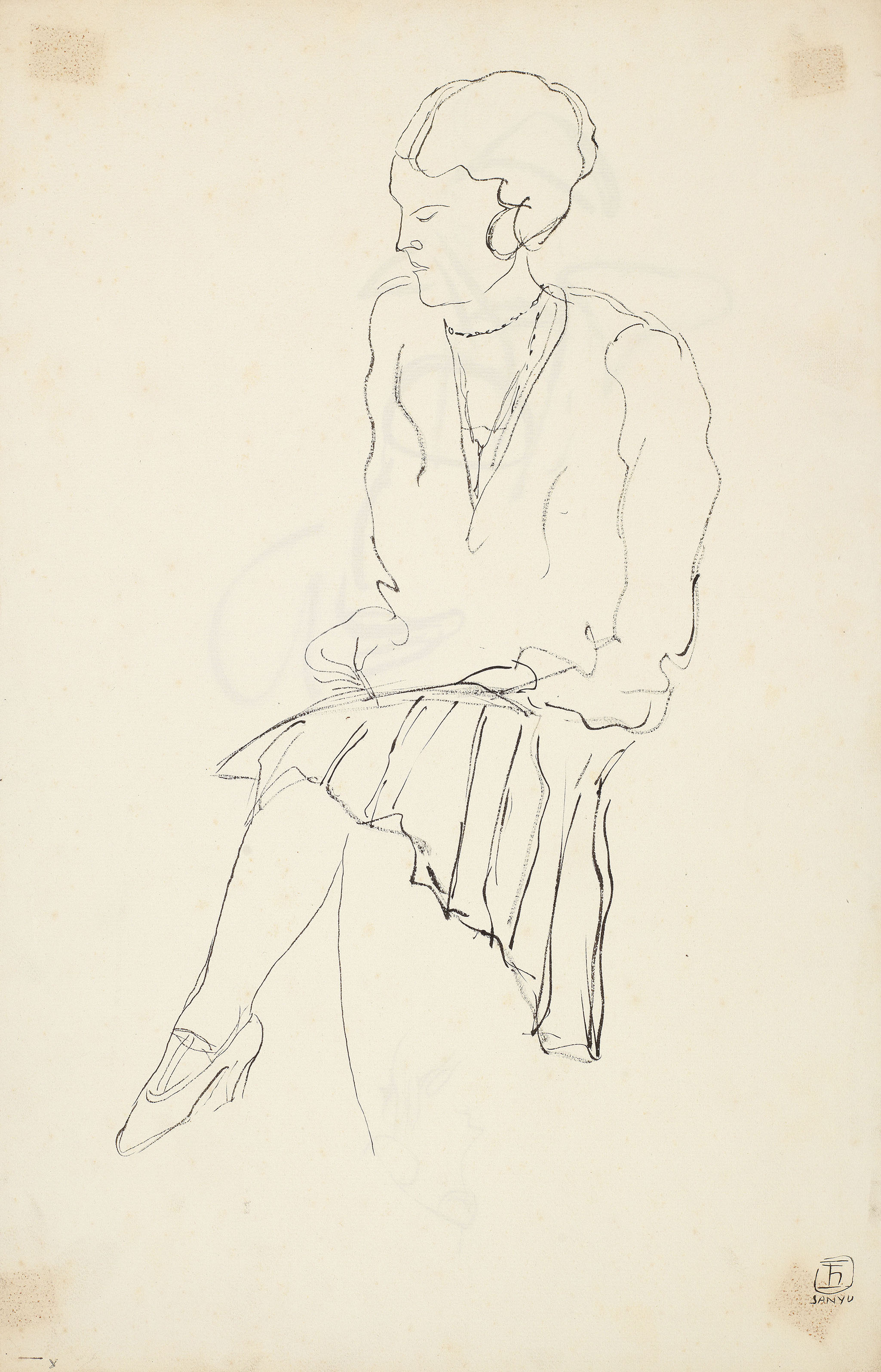 LADY IN DRAWING