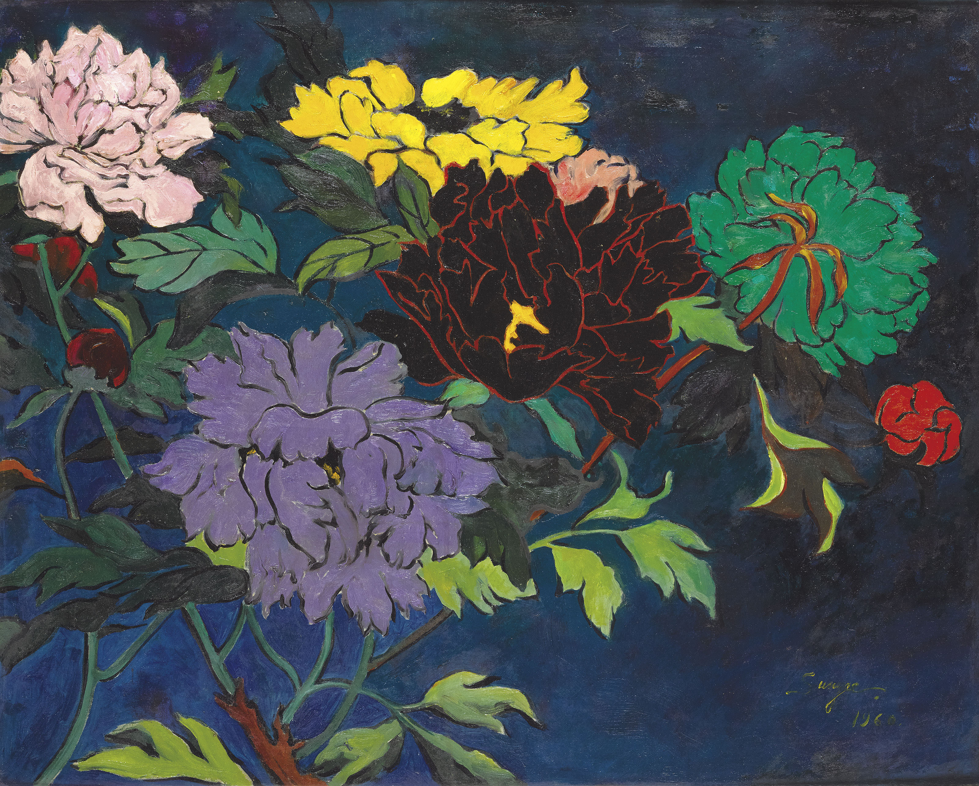 LEE MAN FONG (INDONESIA, 1913-1988), THREE HORSES | Christie's