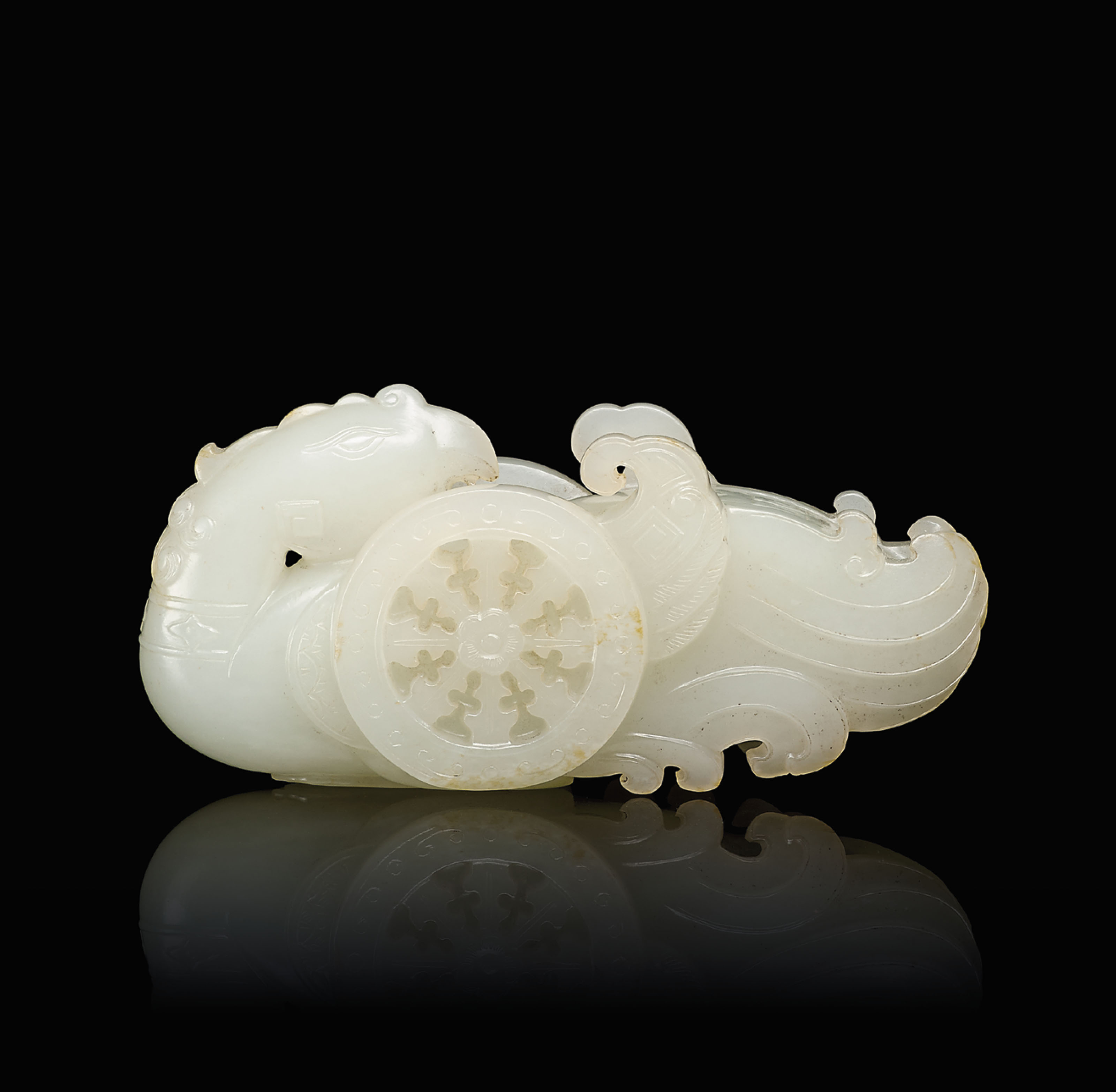 A WHITE JADE CARVING OF A PHOENIX , QING DYNASTY (16441911) Christie's