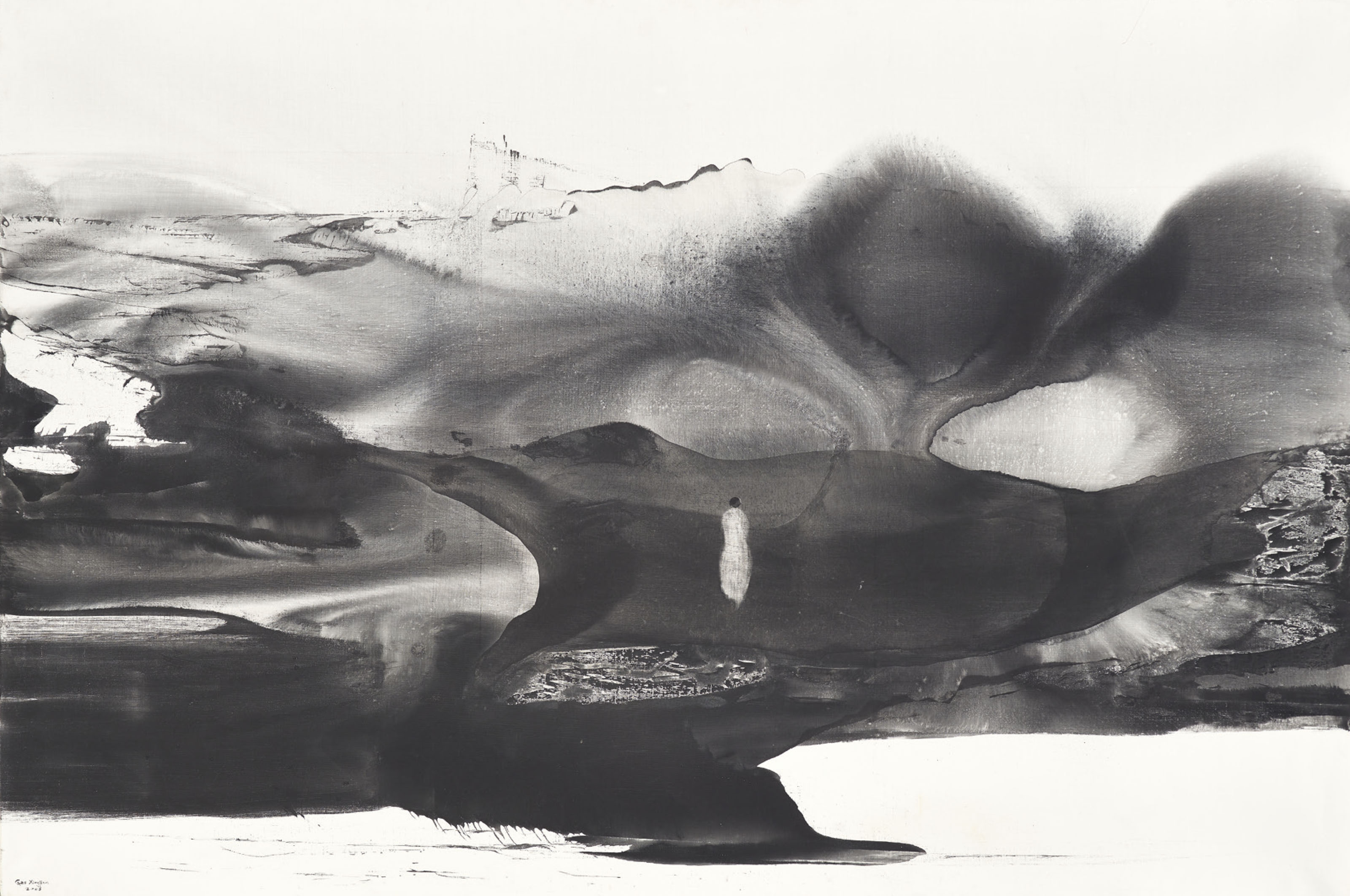 GAO XINGJIAN (B. 1940) , By the Lake Christie's