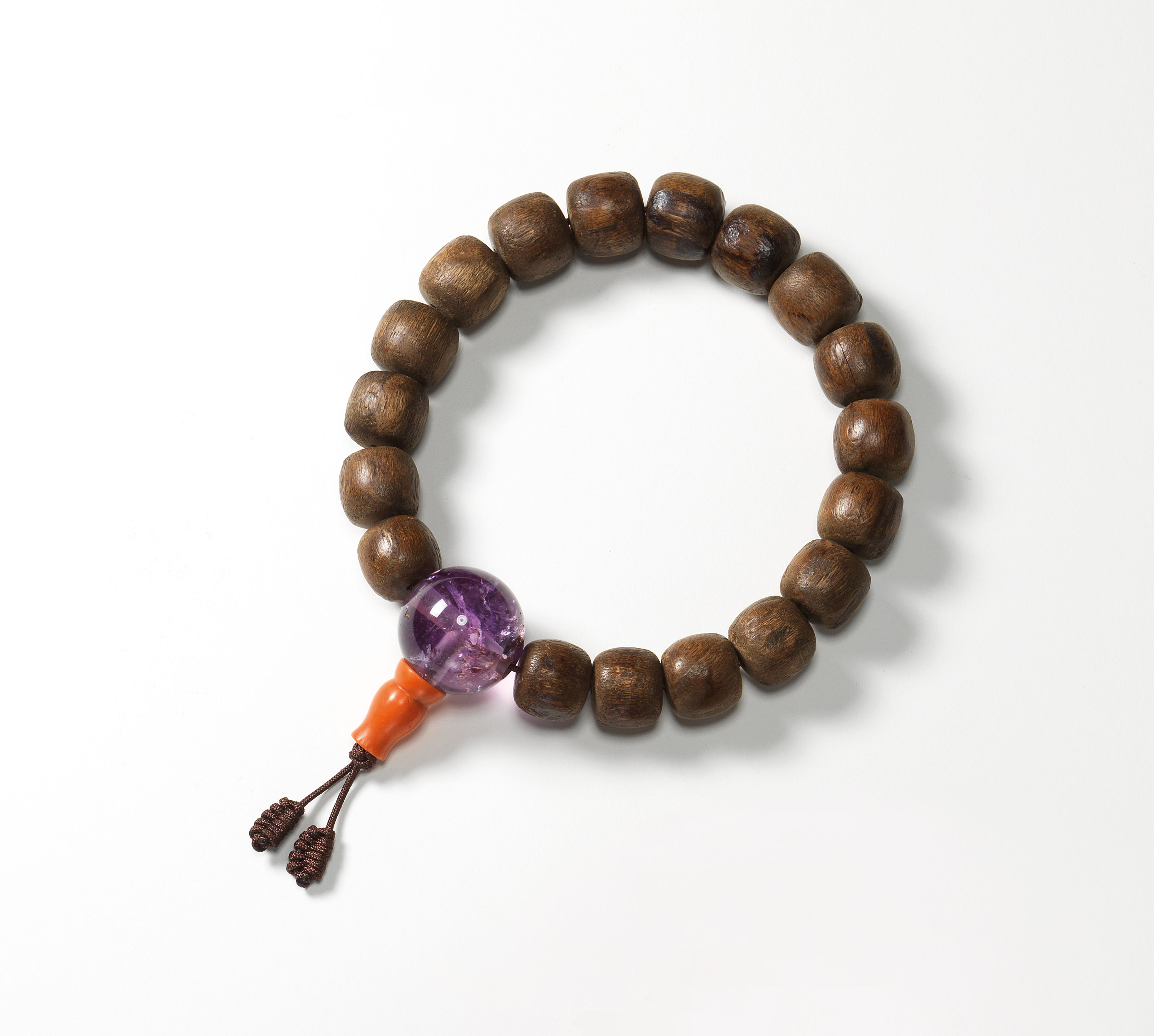 A String Of Aloeswood Rosary Beads Shouchuan Qing Dynasty 1644
