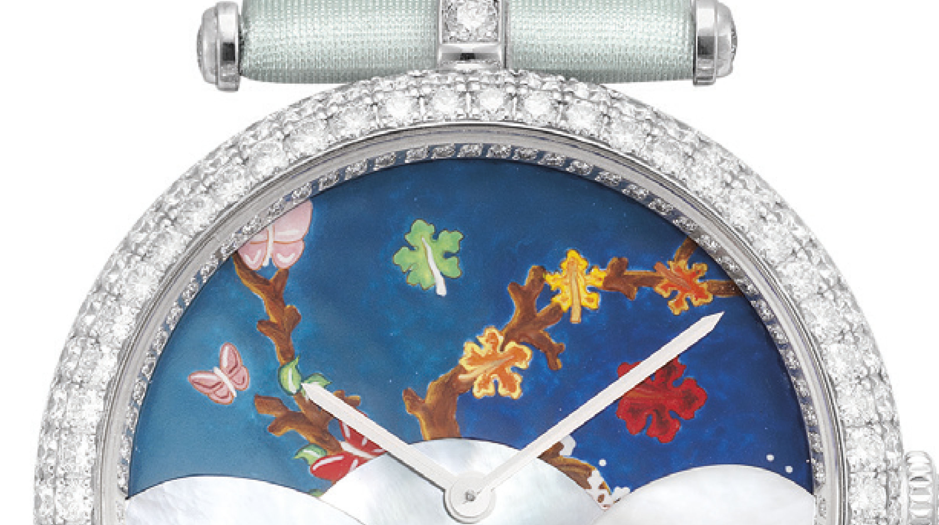 VAN CLEEF & ARPELS. A UNIQUE AND VERY FINE LADY'S 18K WHITE