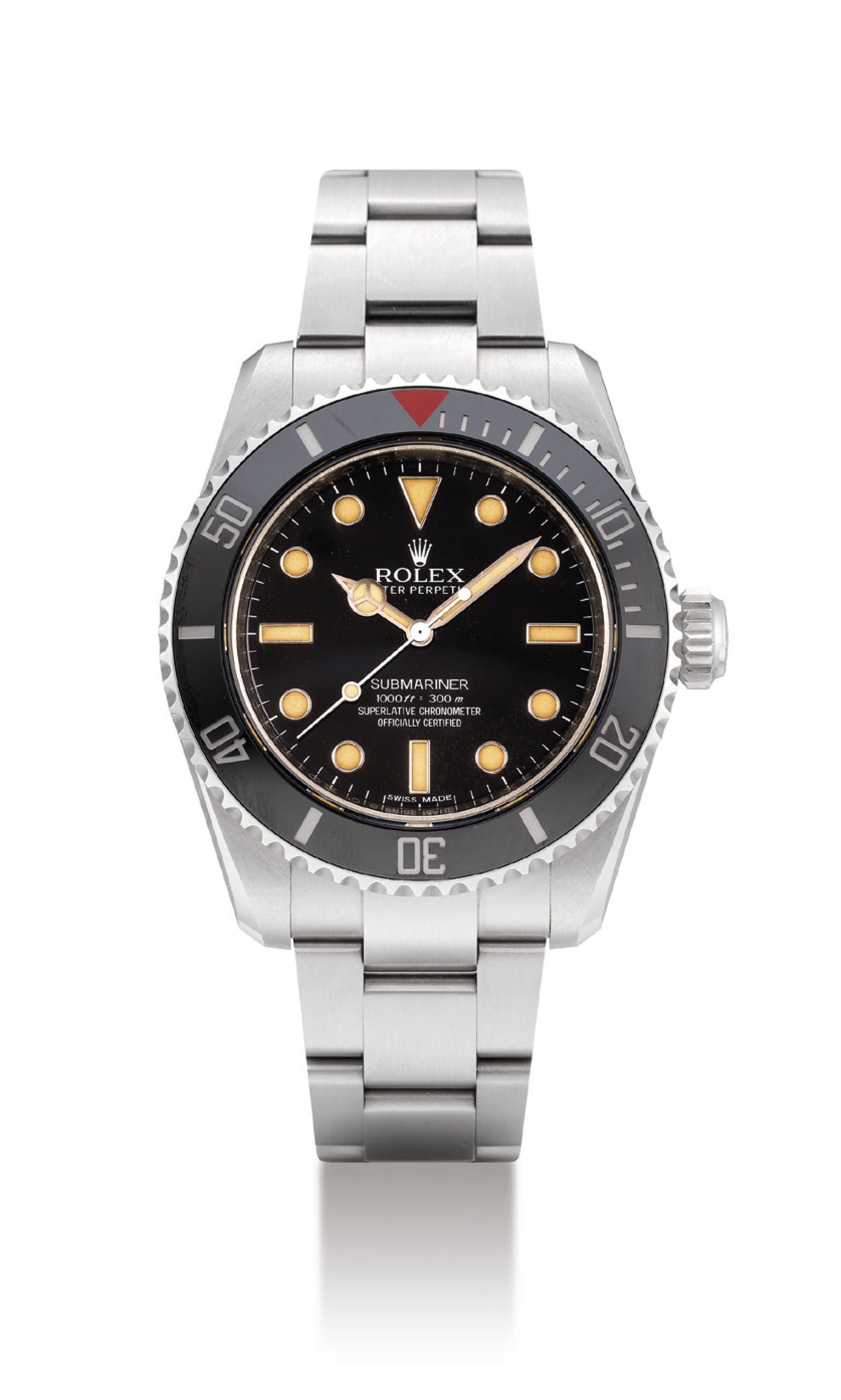 PROJECT X DESIGNS. A RARE AND UNUSUAL STAINLESS STEEL LIMITED EDITION AUTOMATIC DIVER S WRISTWATCH WITH SWEEP CENTRE SECONDS AND CUSTOMIZED CASE SIGNED ROLEX OYSTER PERPETUAL SUBMARINER 1000FT 300M RE...