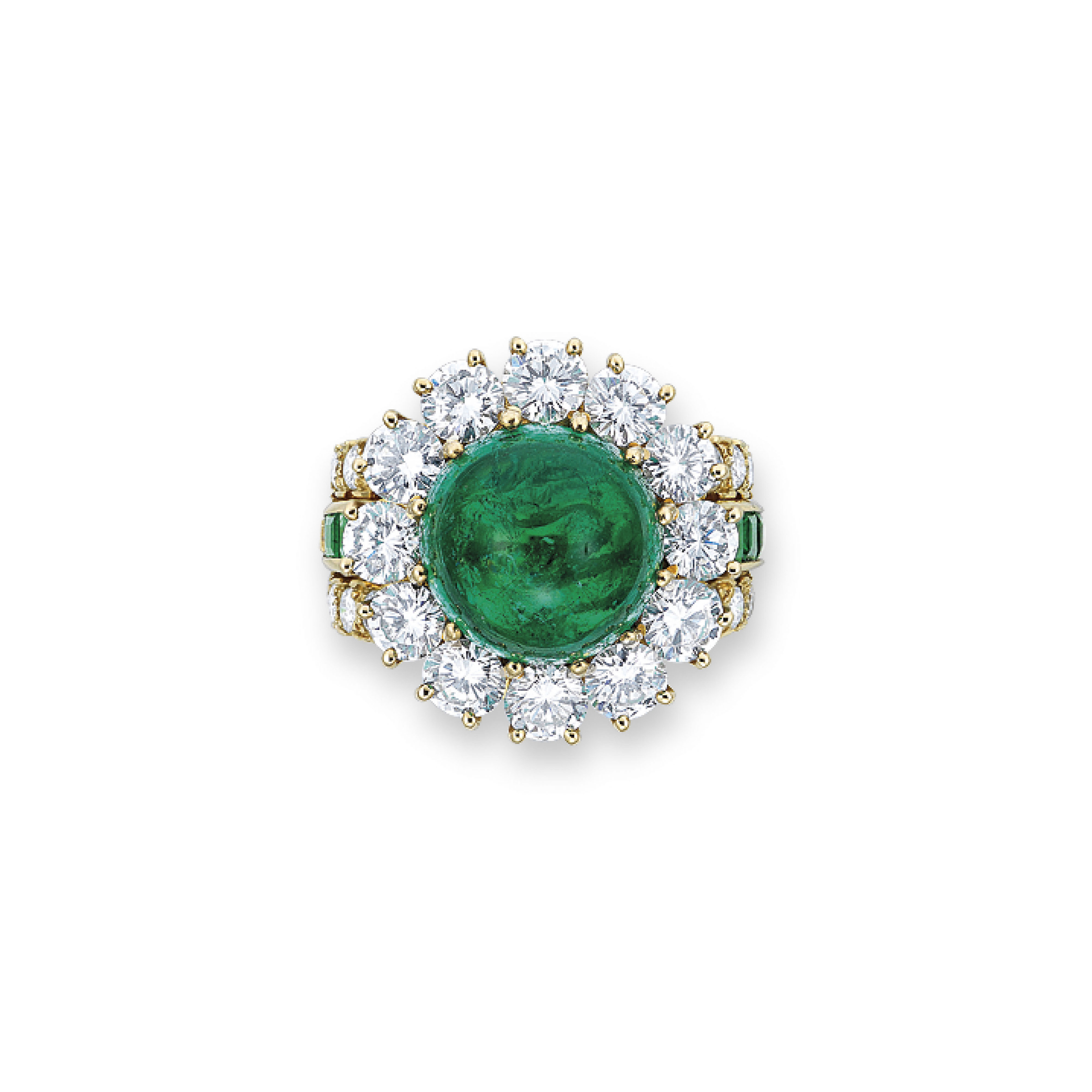Van cleef & shop arpels emerald ring