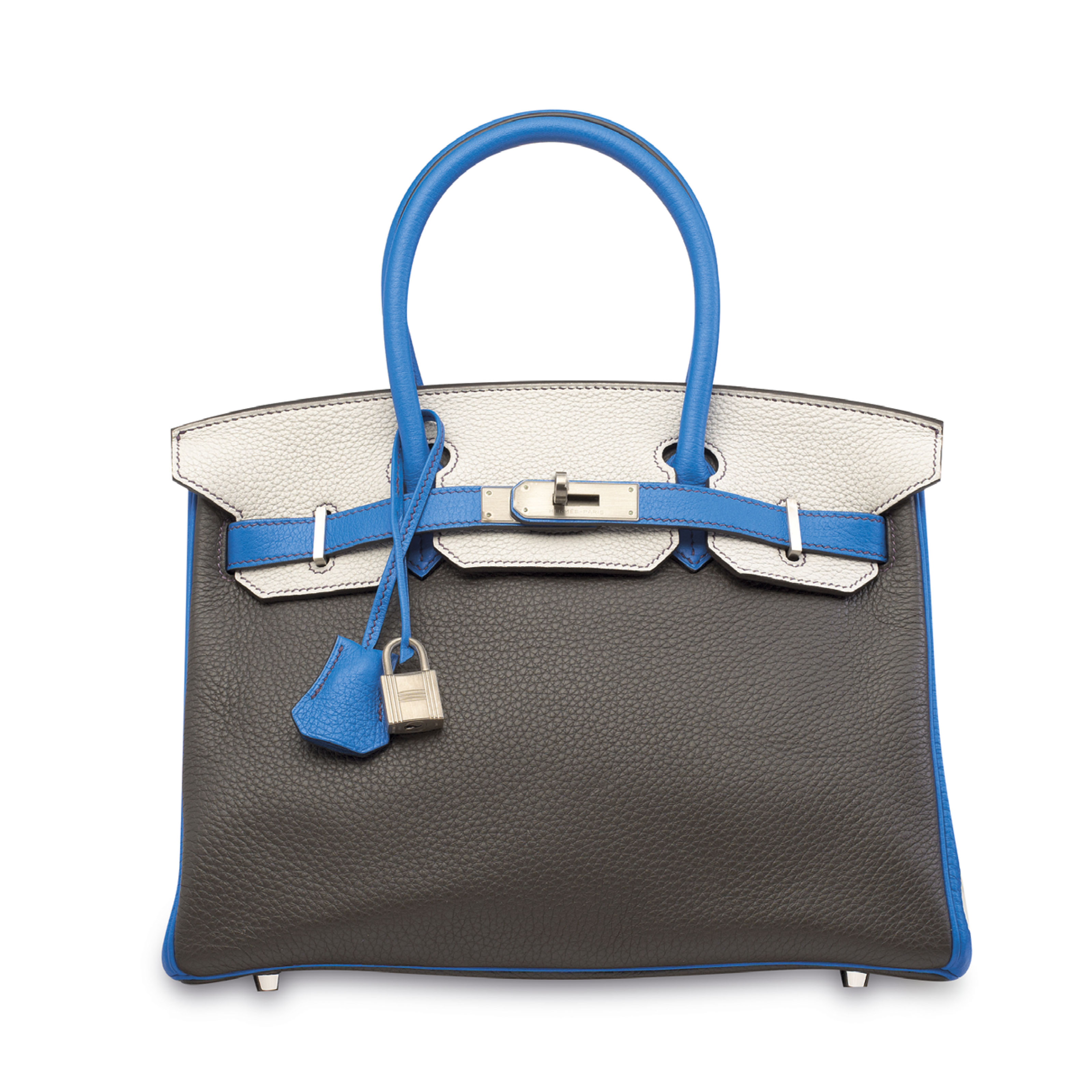 A Custom Graphite Gris Perle Bleu électrique Clémence