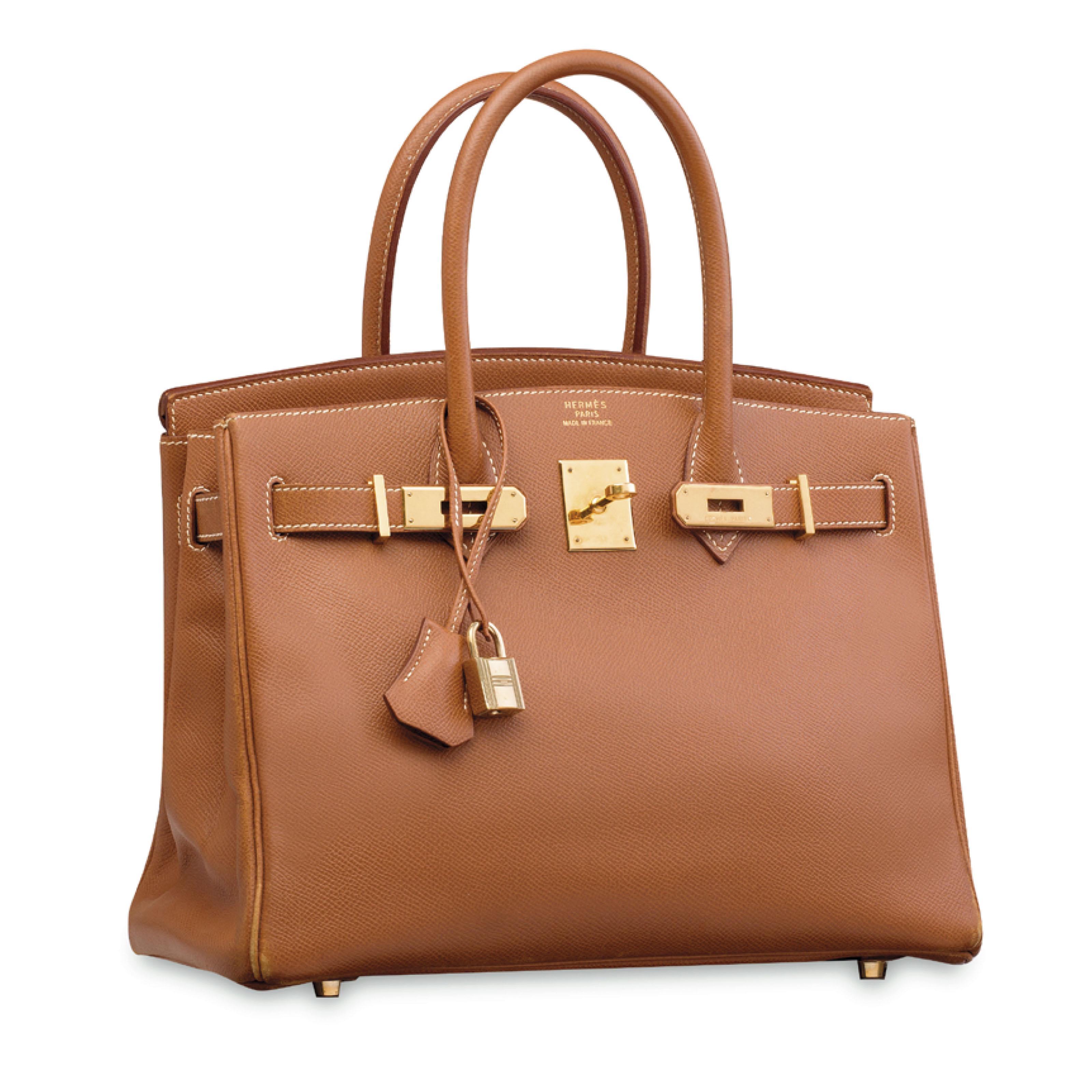 hermes birkin 30 (stamp b (1998)) vert bengale courcheval leather gold  hardware, with keys, lock & dust cover