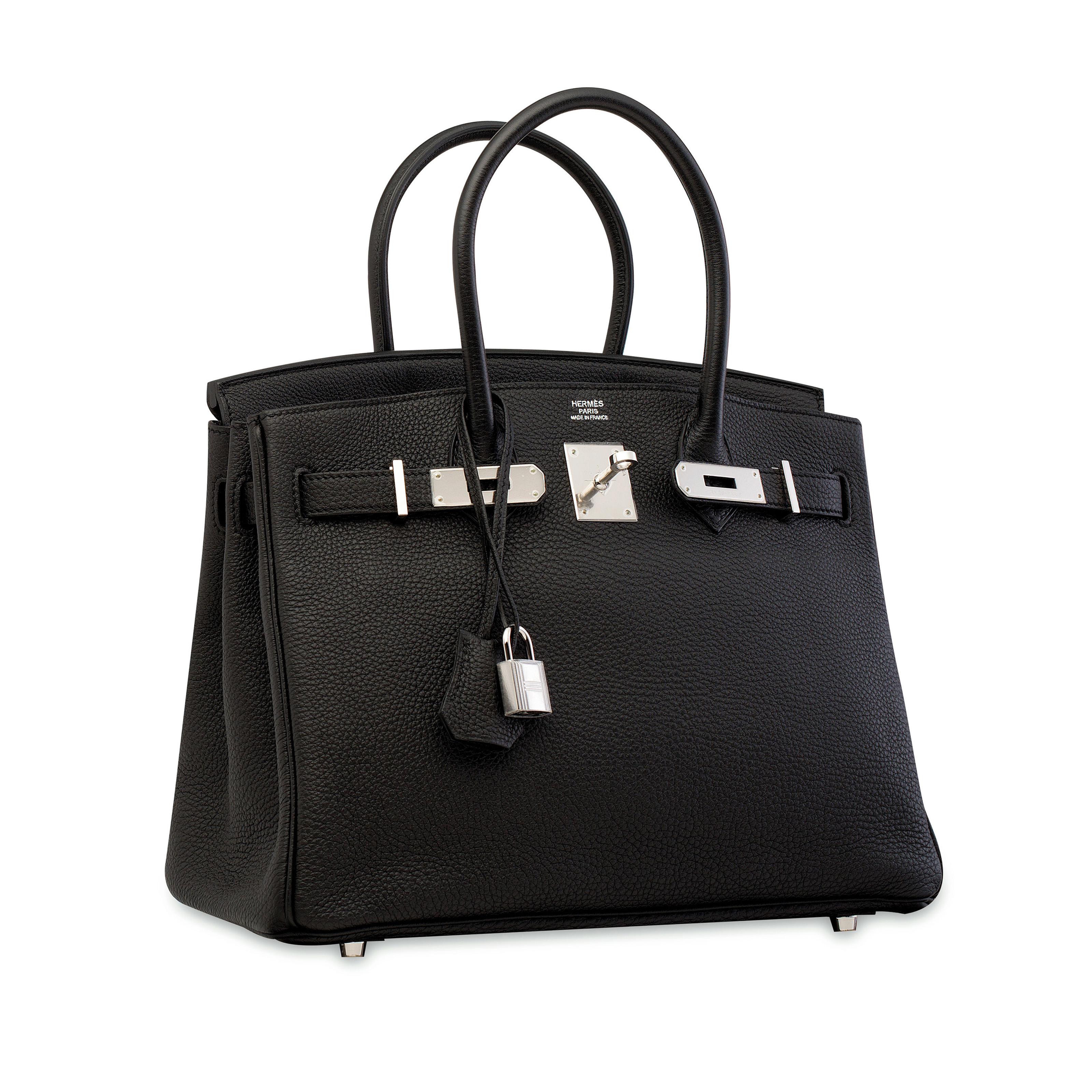 birkin 30 black togo silver hardware