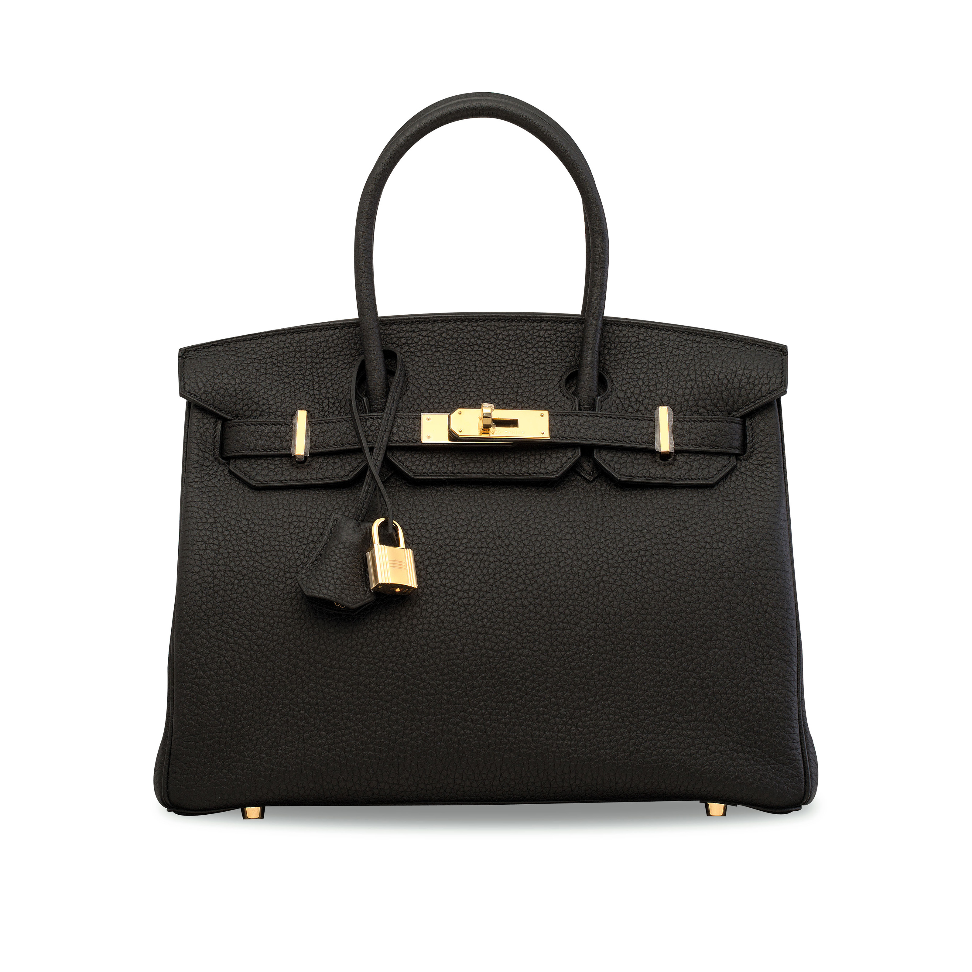A BLACK TOGO LEATHER BIRKIN 30 WITH GOLD HARDWARE , HERMÈS, 2016
