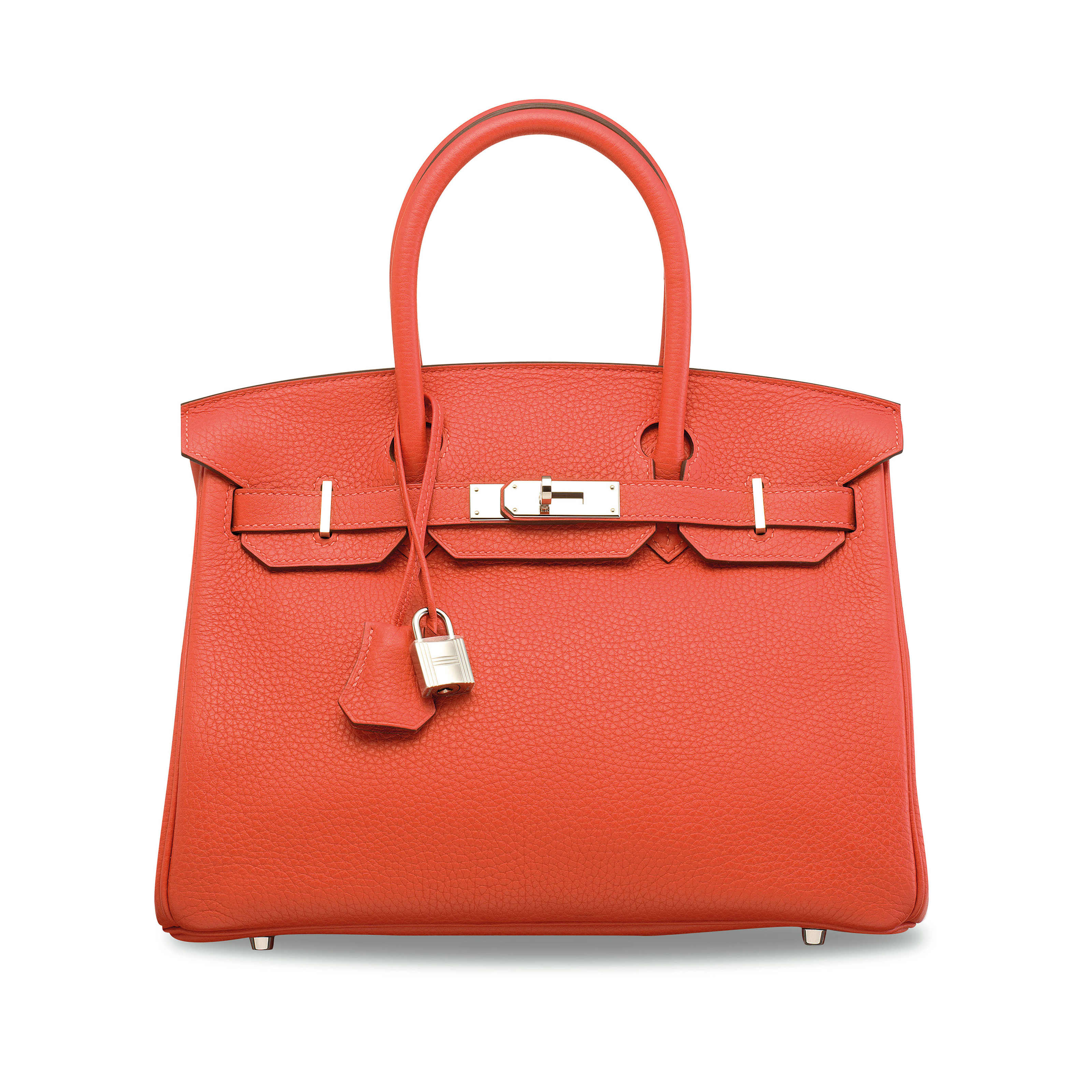 Hermes Birkin 25 Poppy Orange Togo Handbag Bag Gold Hardware 2018