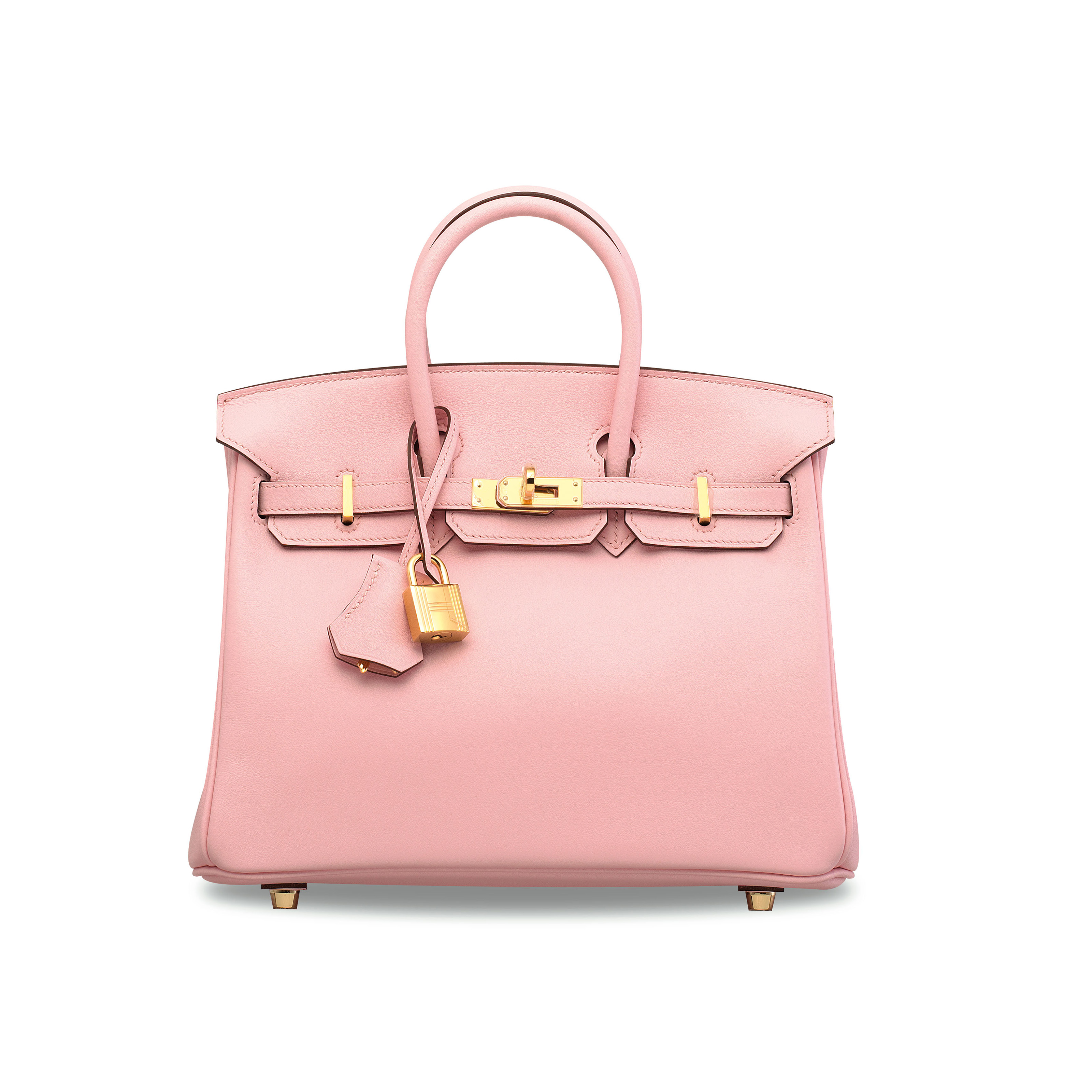A ROSE SAKURA SWIFT LEATHER BIRKIN 25 WITH GOLD HARDWARE , HERMÈS, 2016 | Christie's