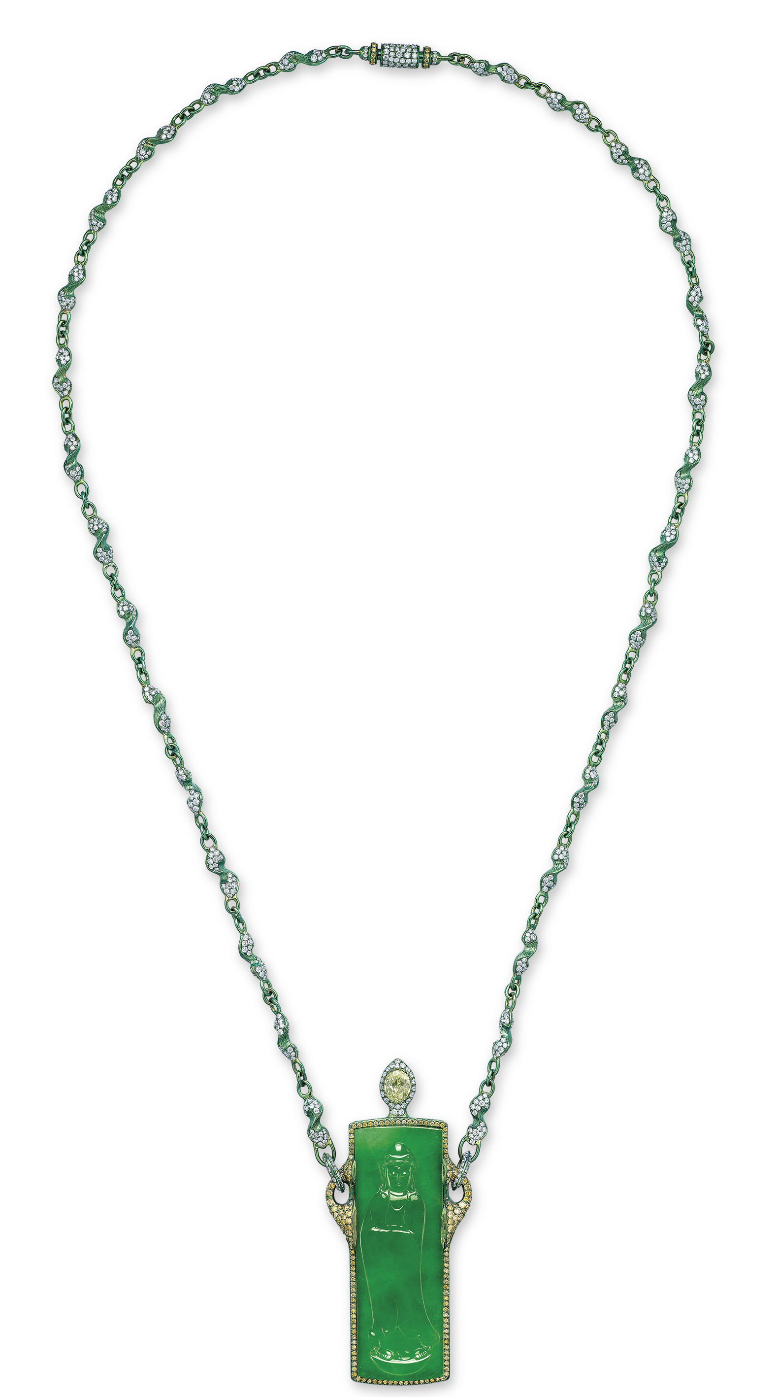 A UNIQUE MULTIGEM 'ETERNAL JOY' PENDANT NECKLACE, BY WALLACE CHAN