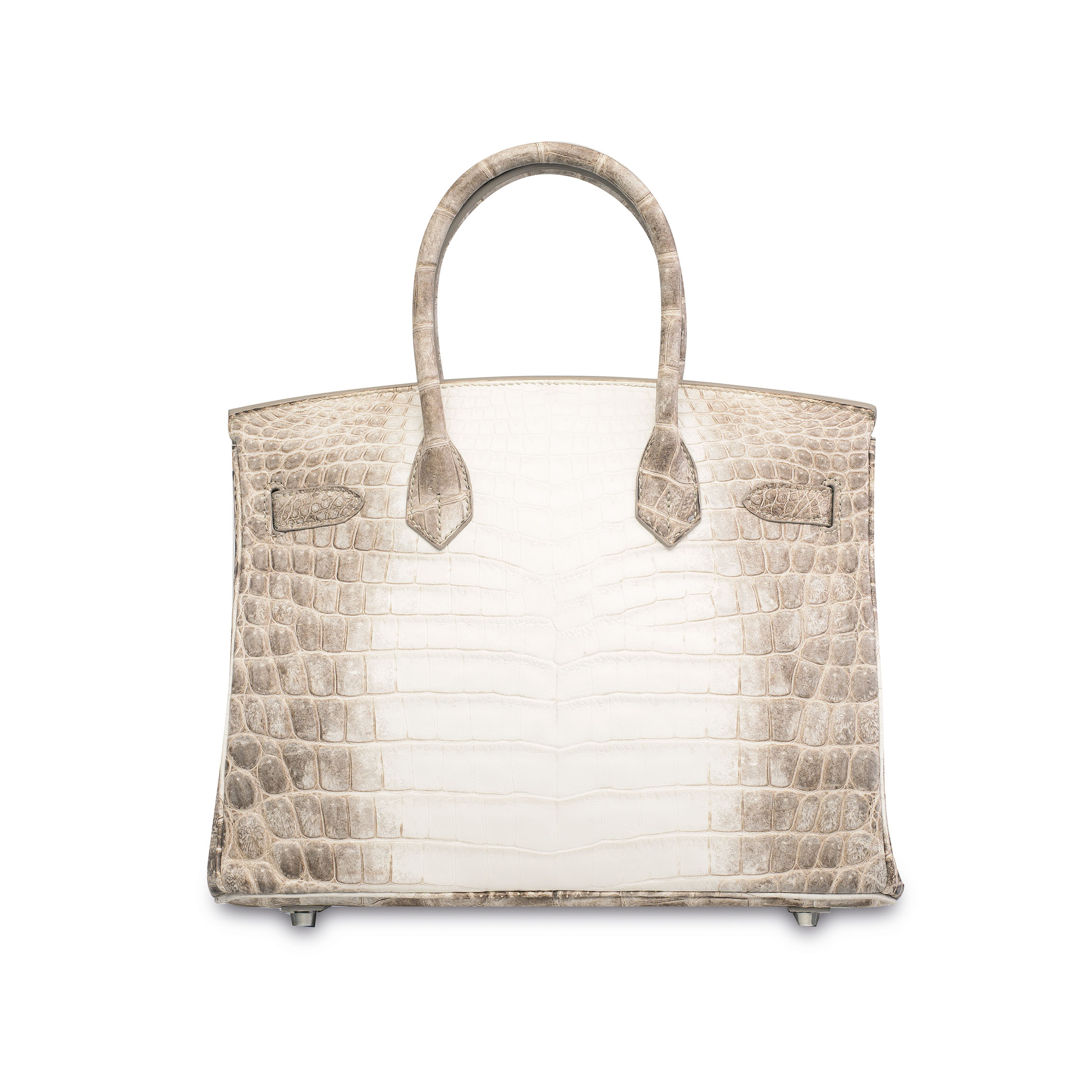 An Exceptional Matte White Himalaya Niloticus Crocodile Diamond Birkin 30 With 18k White Gold Diamond Hardware Hermes 2008 21st Century Bags Christie S