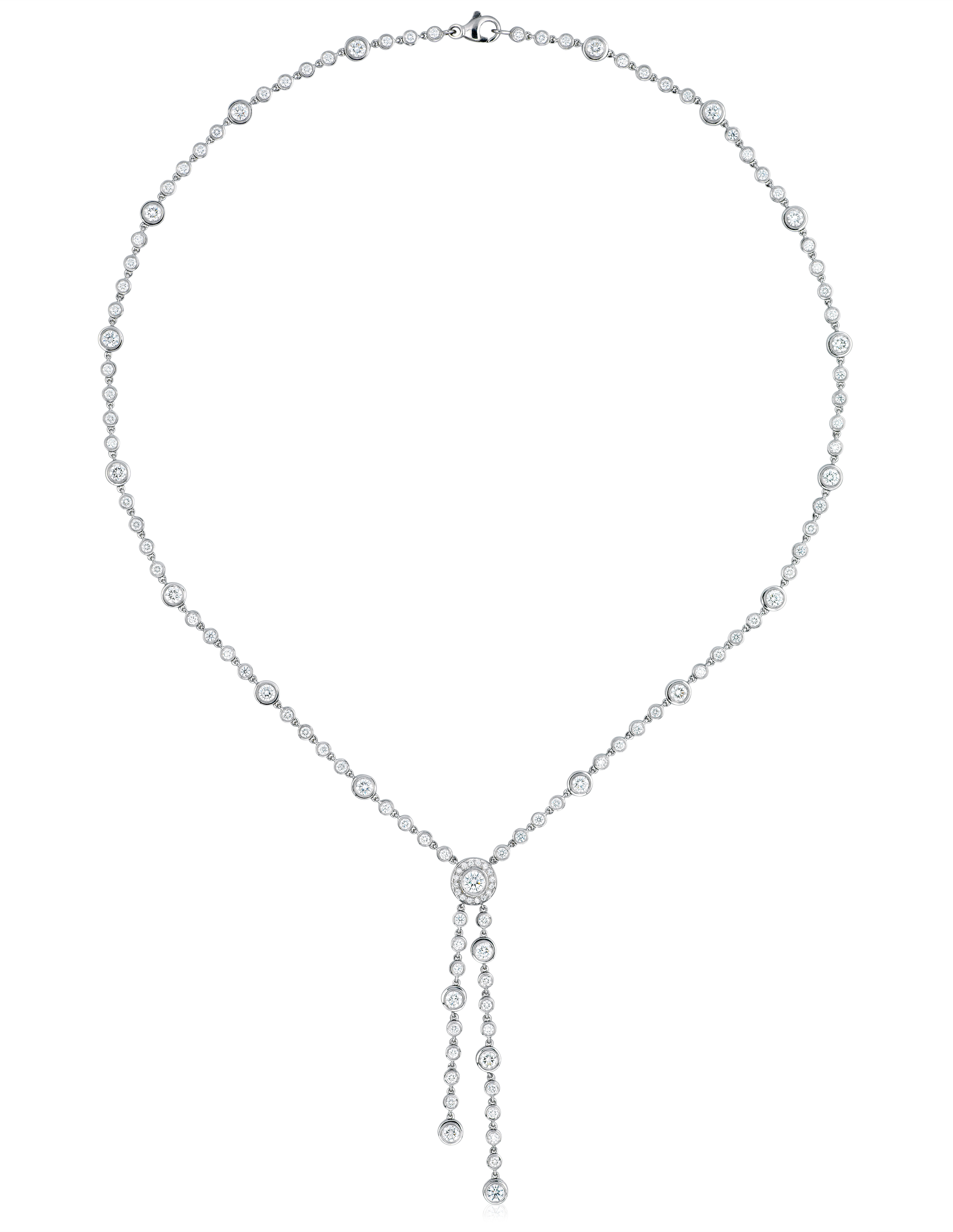 Tiffany circlet diamond necklace deals
