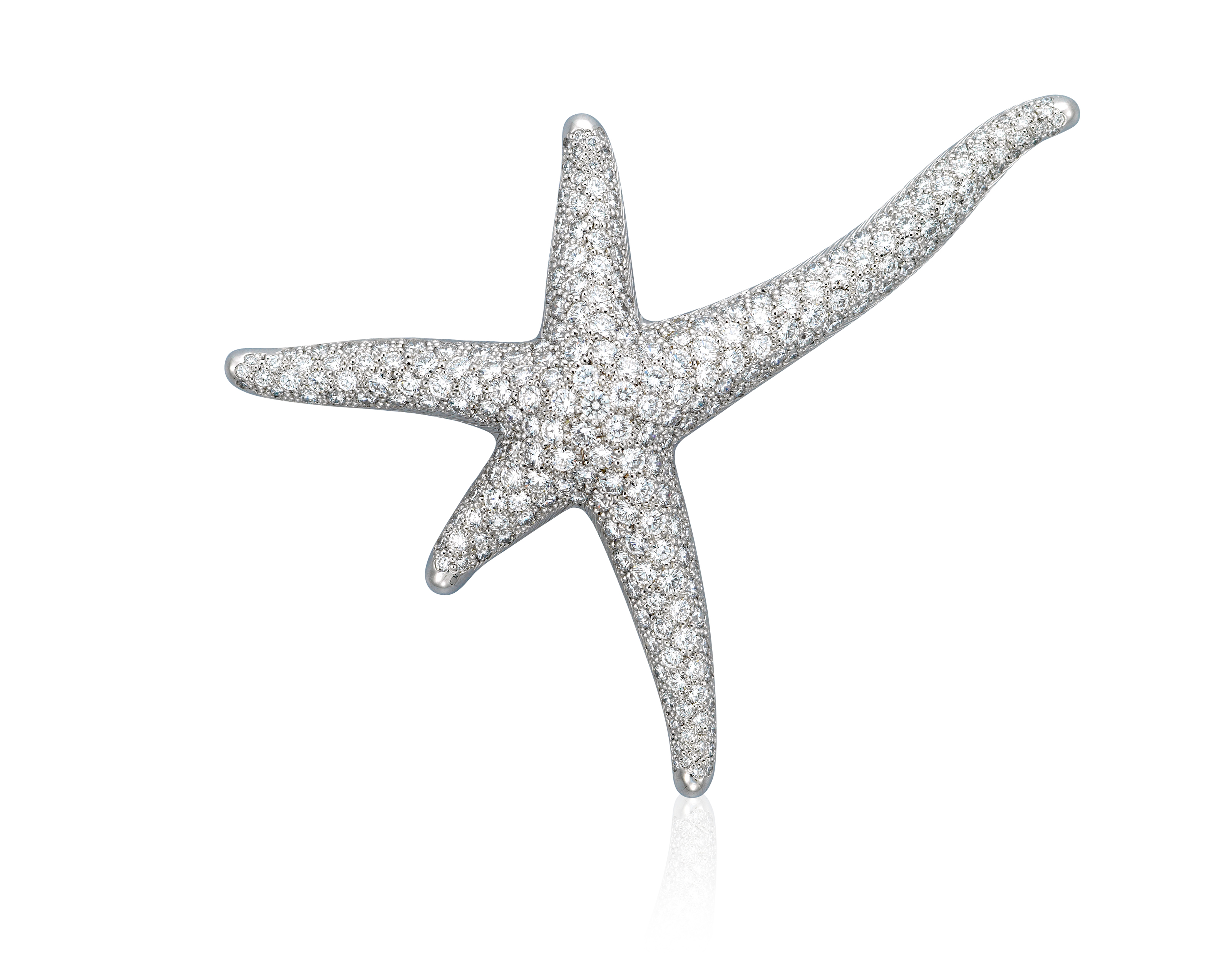 TIFFANY CO. ELSA PERETTI STARFISH DIAMOND BROOCH Christie s