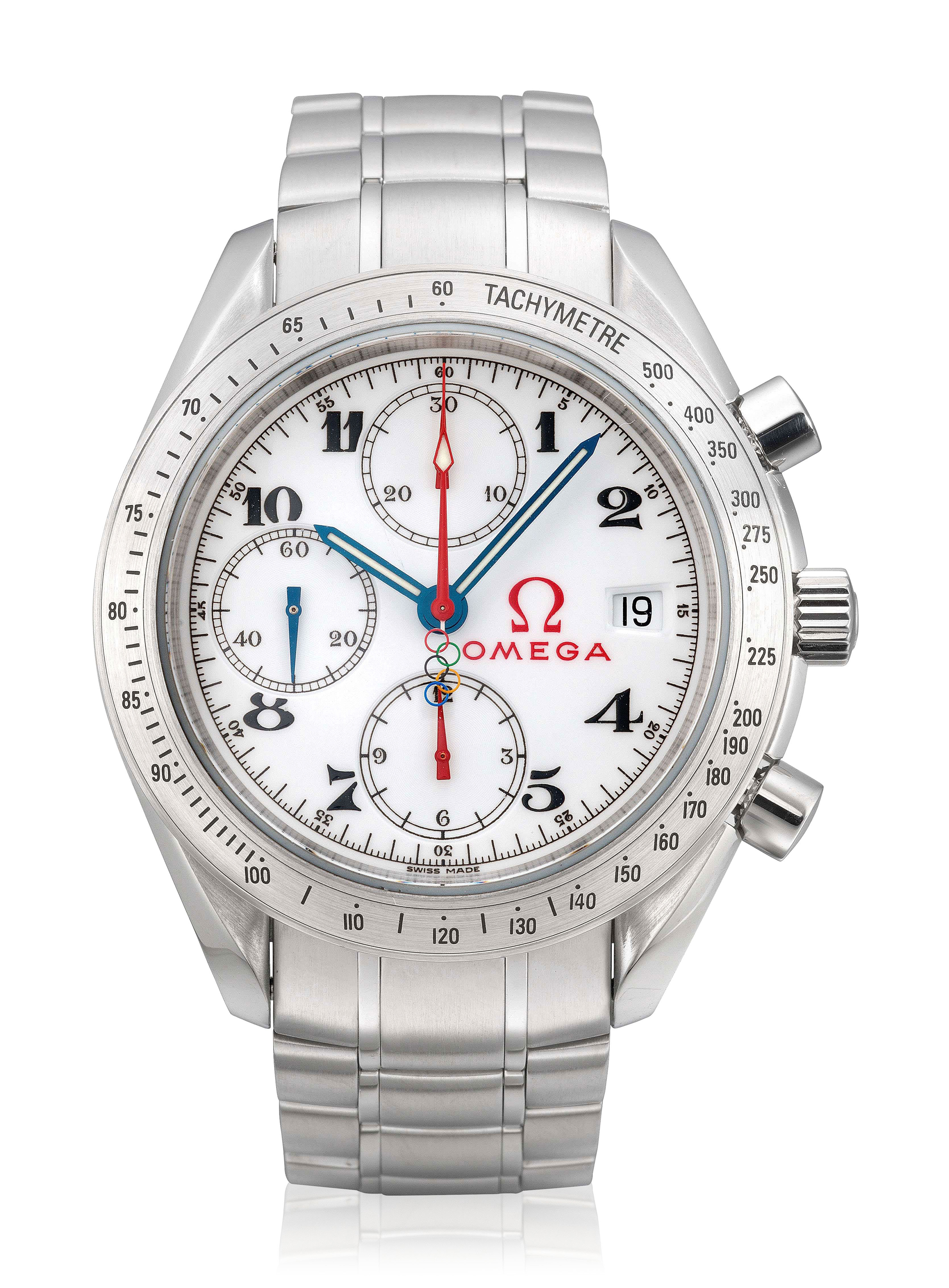 OMEGA SPEEDMASTER CHRONOGRAPH WITH BRACELET BEIJING OLYMPIC 2008 Christie s