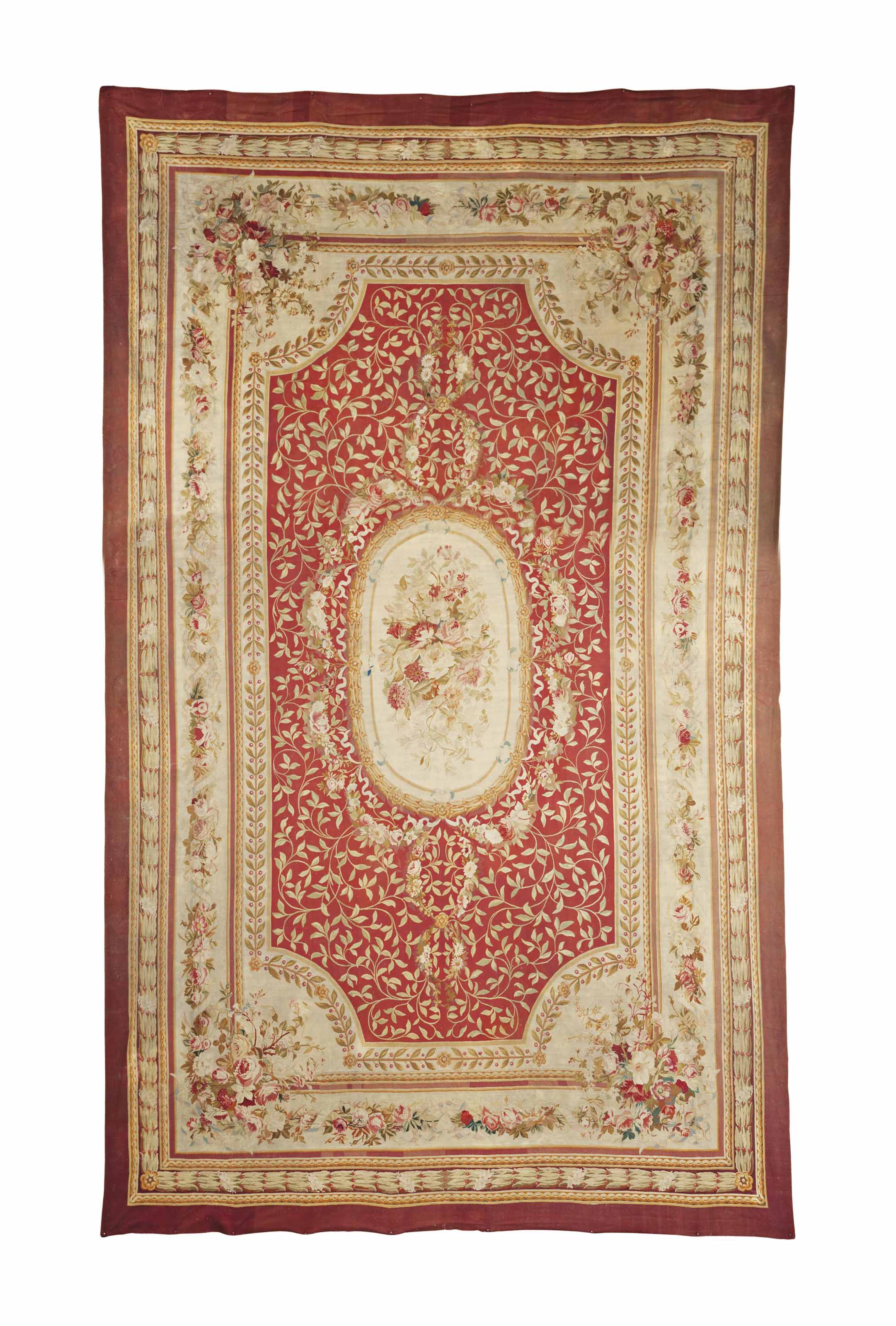 AN AUBUSSON CARPET , FRANCE, LATE 19TH CENTURY Christie's